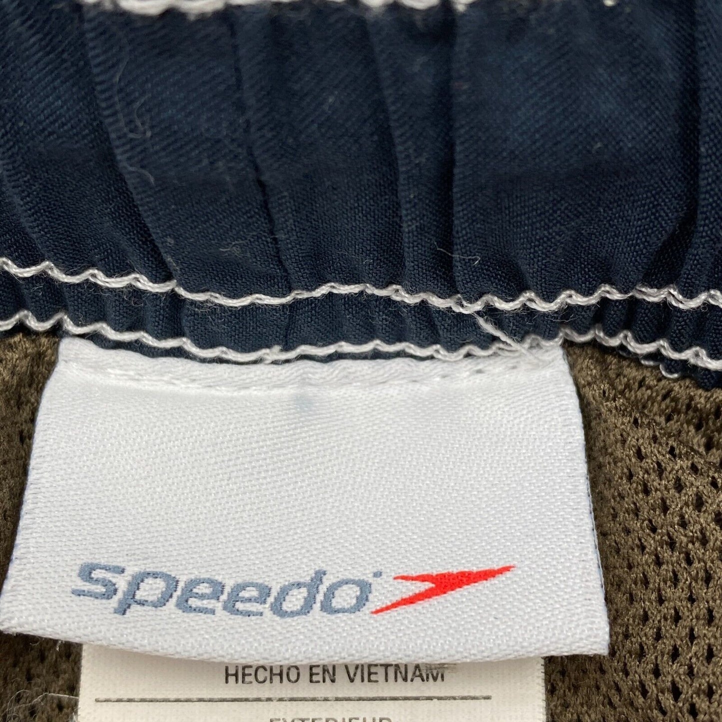 Speedo Pinstripe Braun Bademode Badehose Shorts Größe L