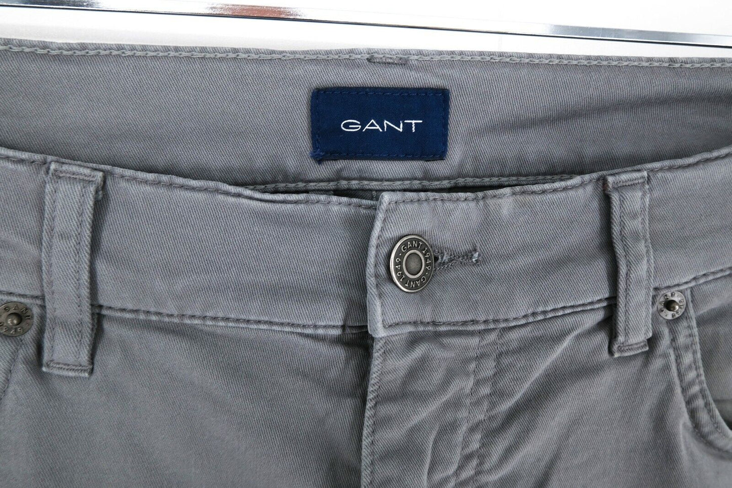 GANT Grey Regular Fit Jeans Size W35 L34