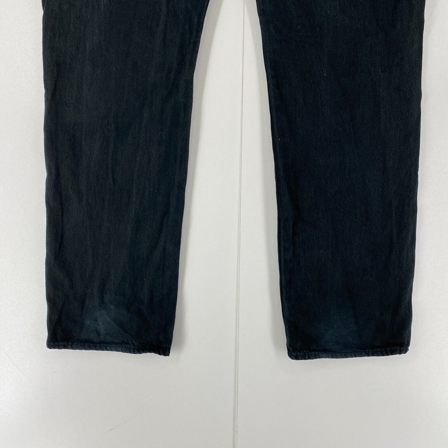 Levi's Premium 501 Black Original Regular Straight Fit Jeans W38 L34