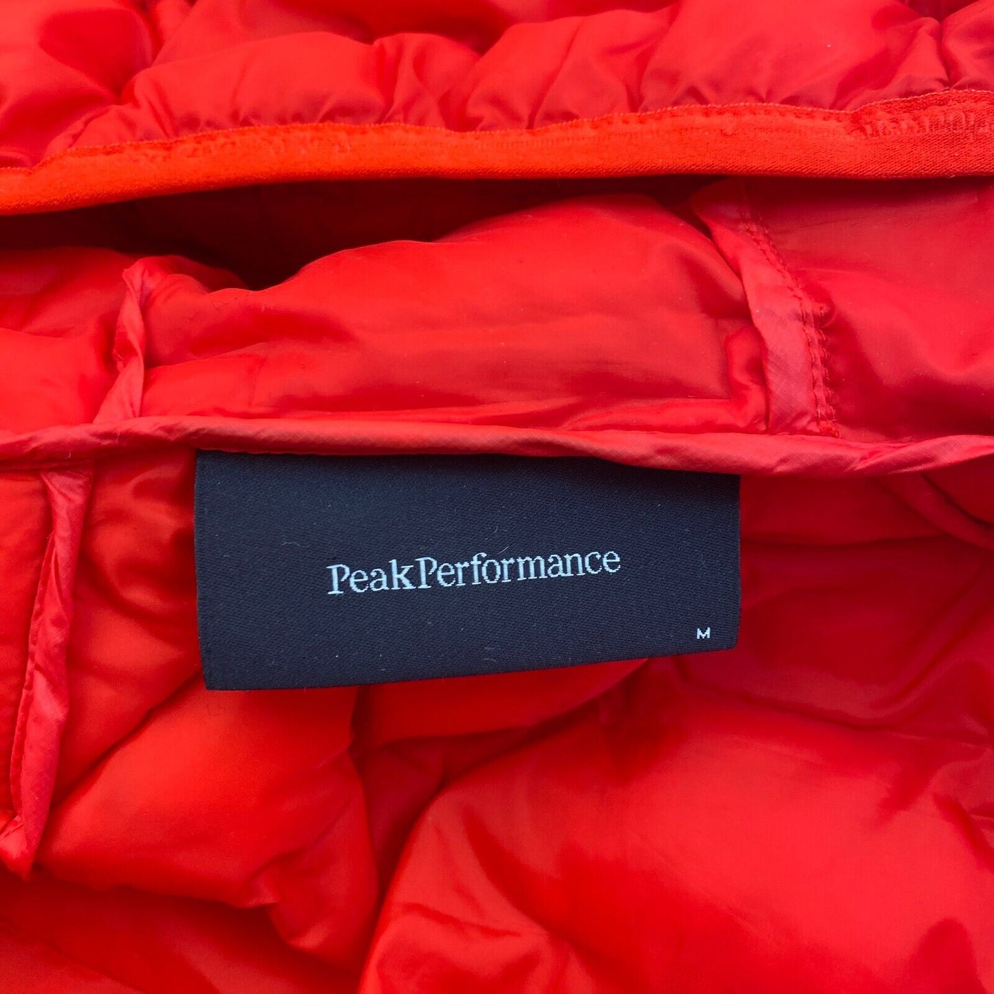 Peak Performance Men Light Red Argon Light Hood Jacket Coat Size M