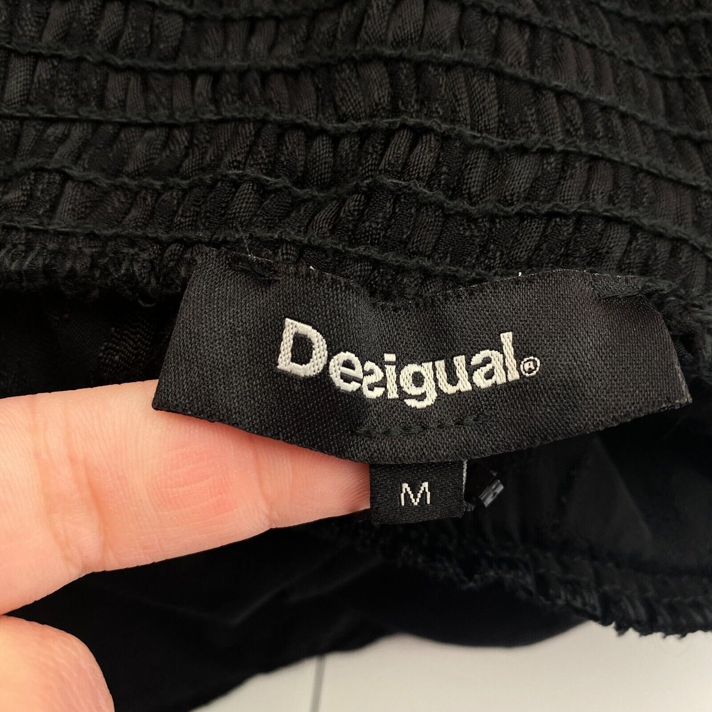 DESIGUAL Women Black FAL_BETTANY Skirt Size M