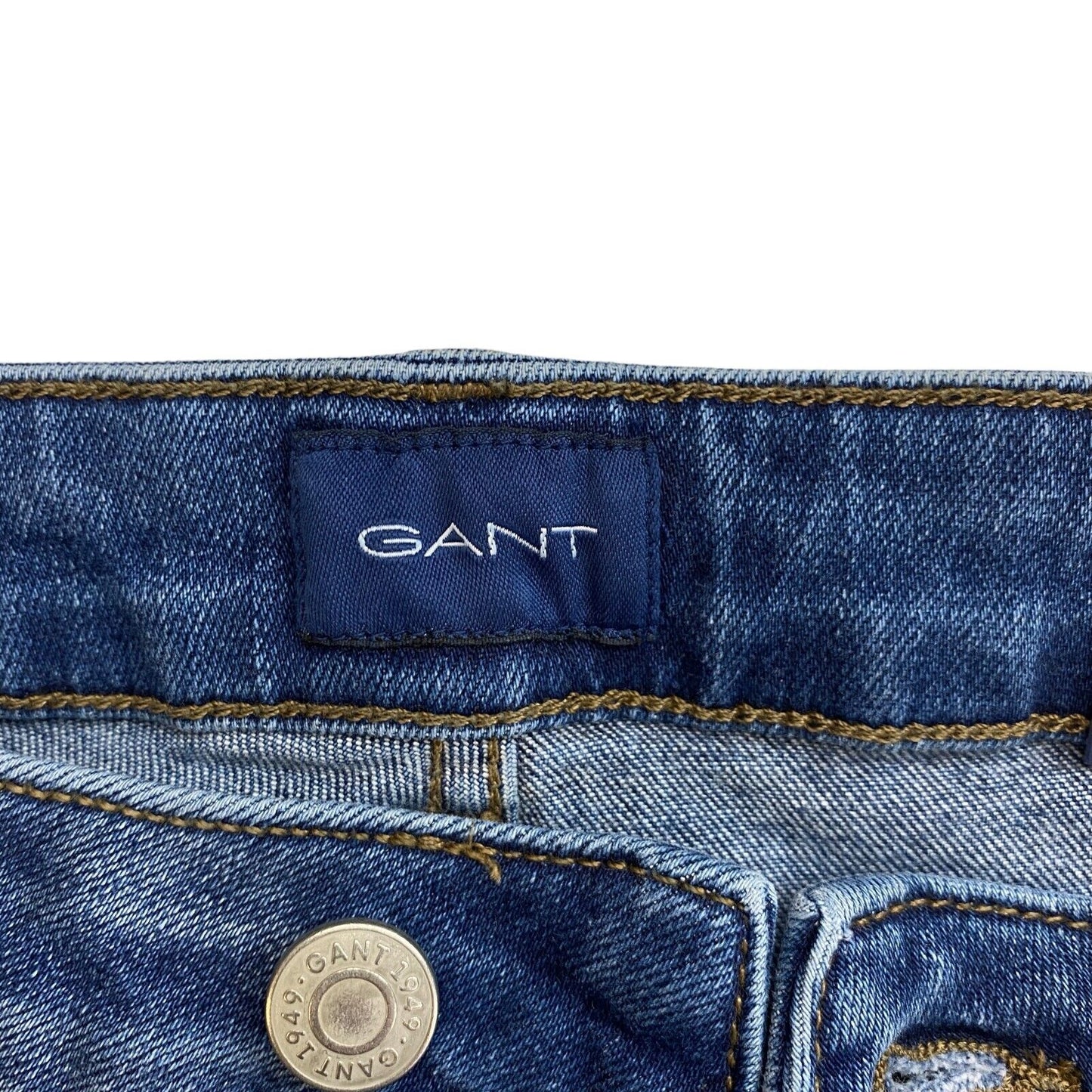 GANT Dark Blue Slim Super Stretch Jeans Size W28 L34