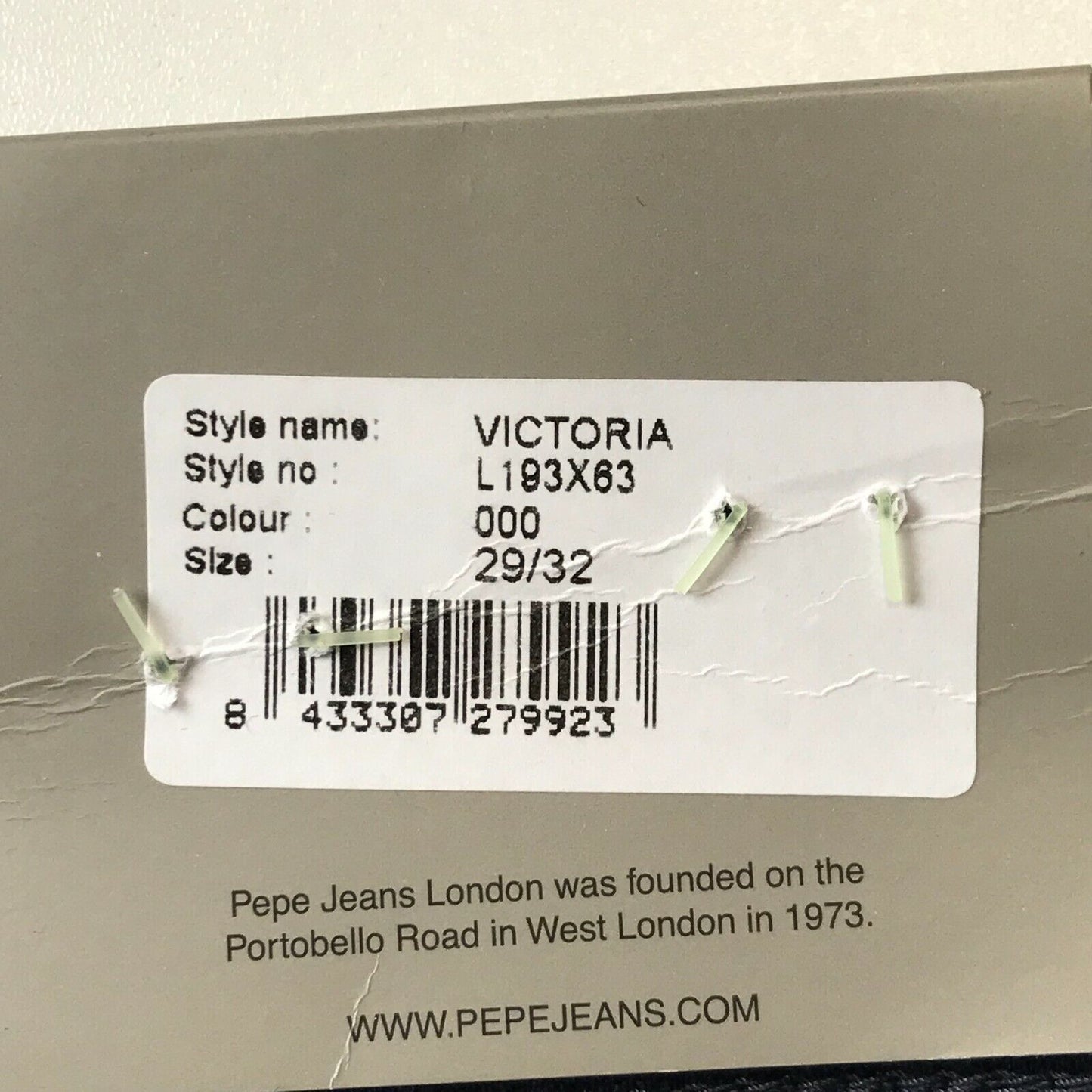 Pepe Jeans VICTORIA Femme Jean Slim Bleu W29 L32