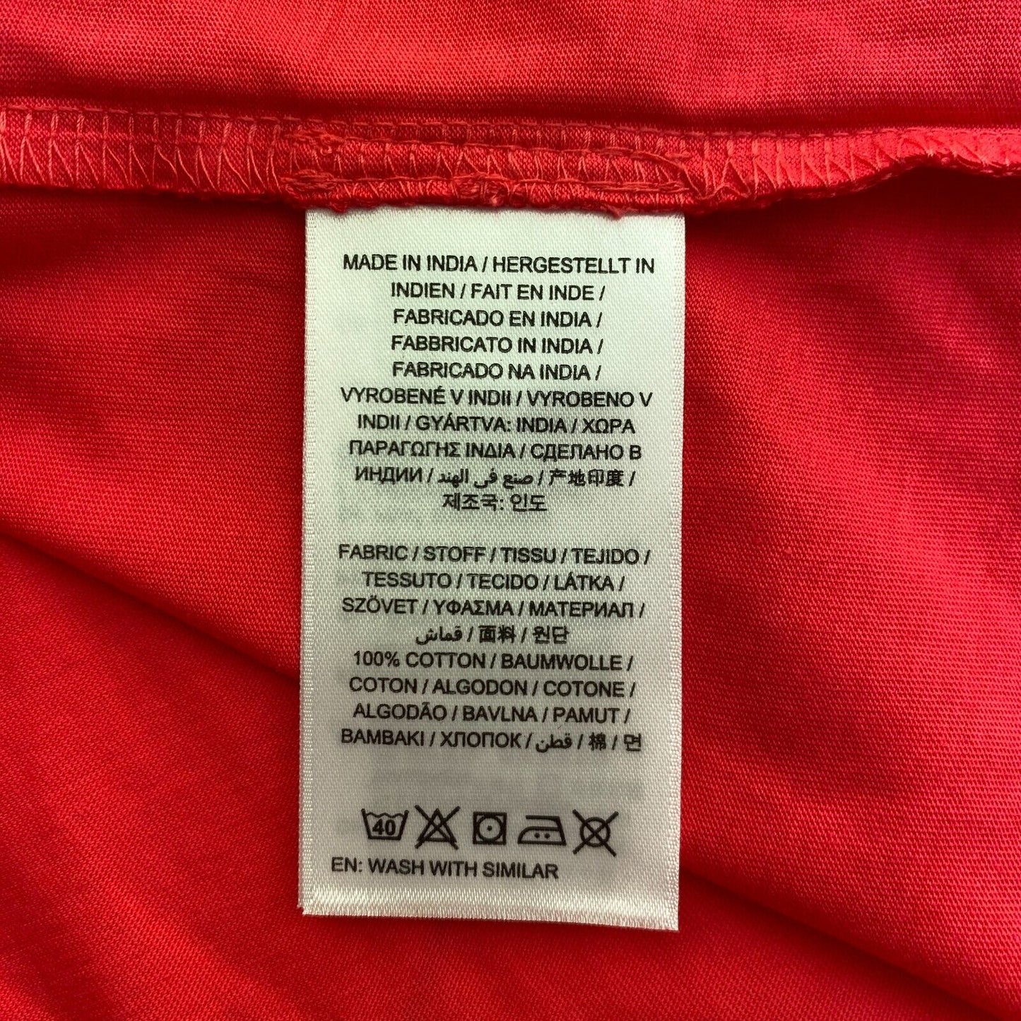 GANT Rot Original Rundhals-T-Shirt Größe M