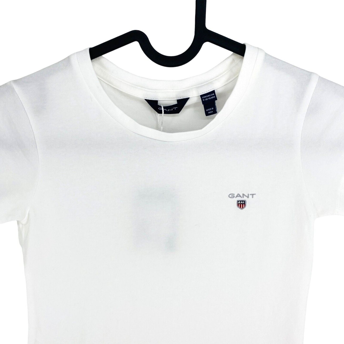 GANT Girls White Original Crew Neck T-Shirt Size 134/140 9-10 Years