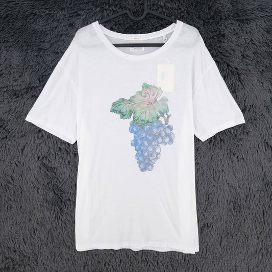 GANT Rugger White Cheers Grapes Crew Neck T Shirt Size  L XL