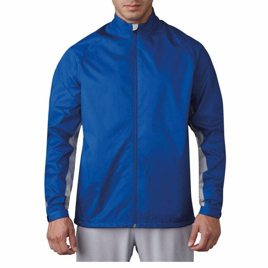 Adidas Golf Climastorm Provisional Rain Jacket Blue Size M