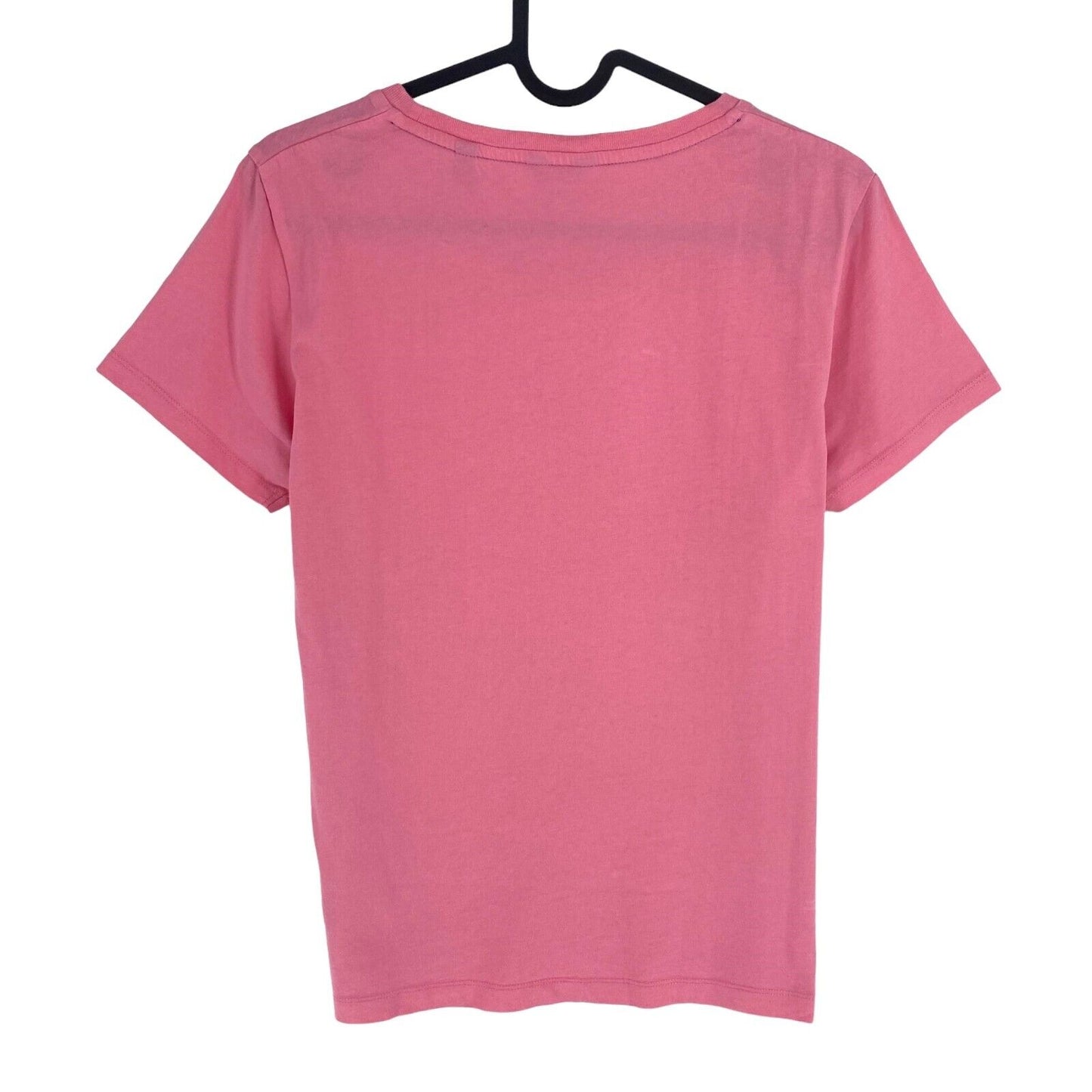 GANT Women Pink Logo Crew Neck Short Sleeves T Shirt Size M