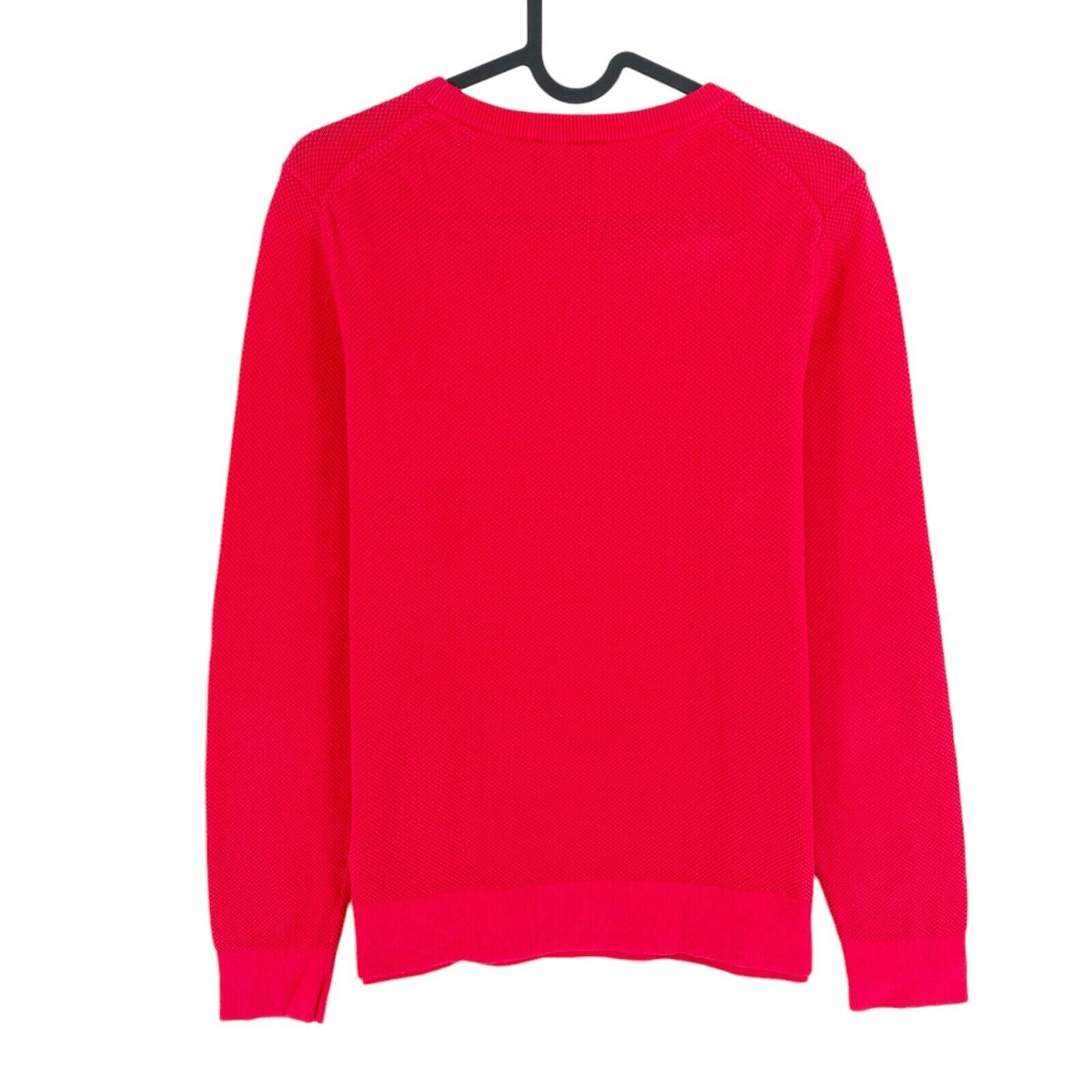 GANT Pink Cotton Pique Crew Neck Sweater Jumper Size S