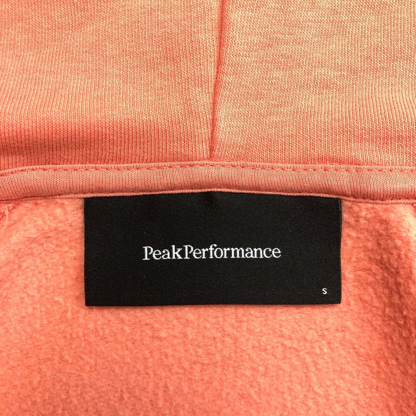 PEAK PERFORMANCE Pink Hooded Full Zip Ground Sweater Jumper Coat Size S