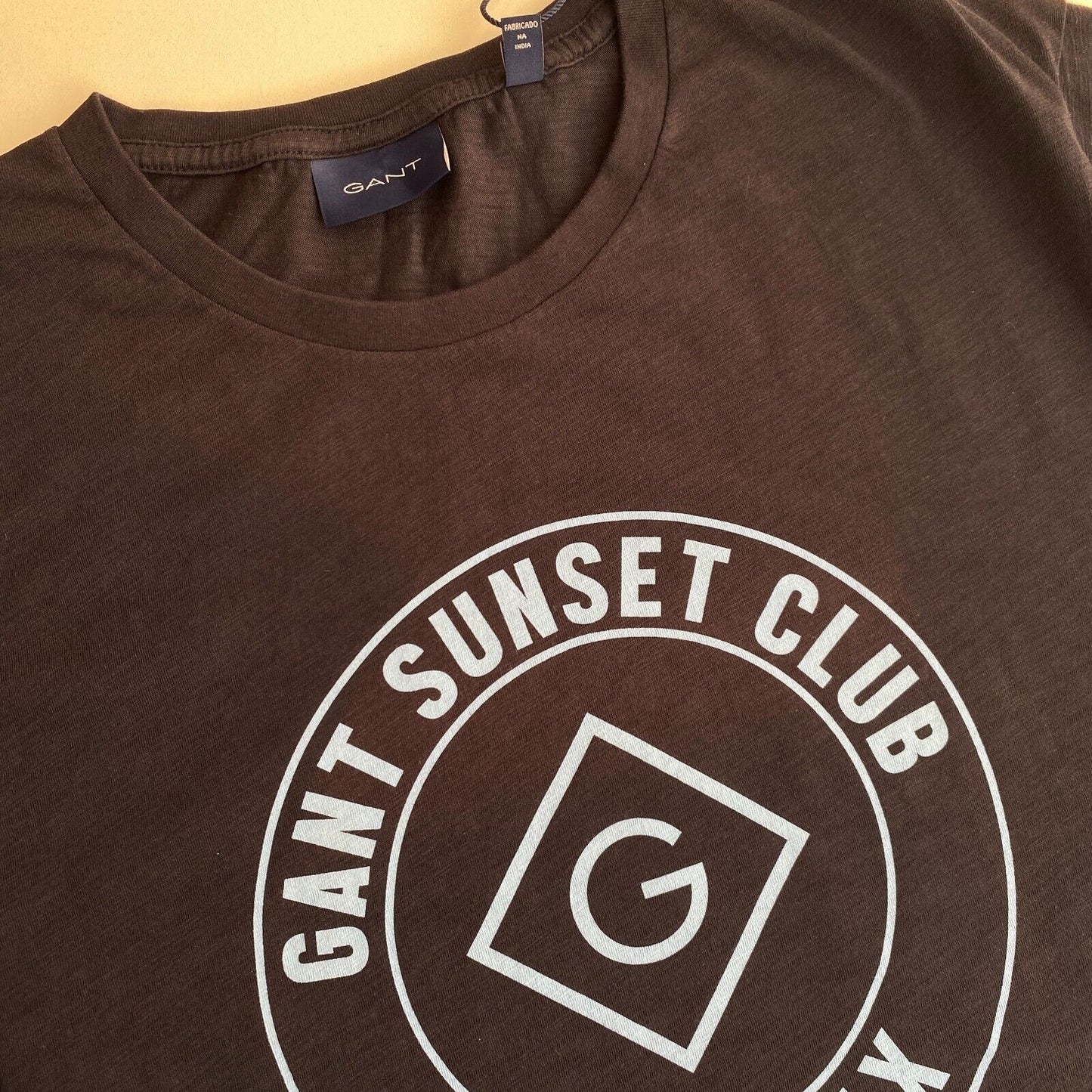 GANT Navy Blue Sunset Club Crew Neck T-Shirt Size M