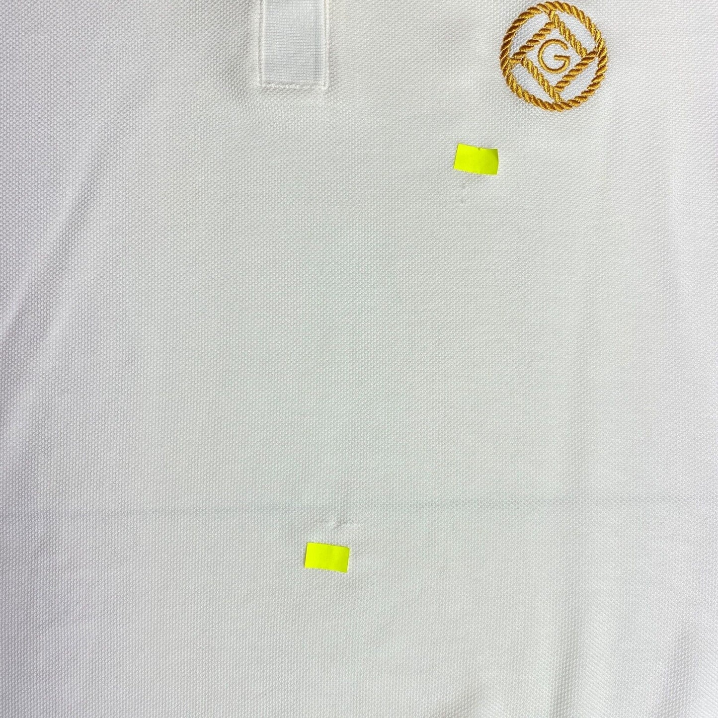 GANT Weißes Rope Icon Piqué-Poloshirt, Größe 2XL XXL