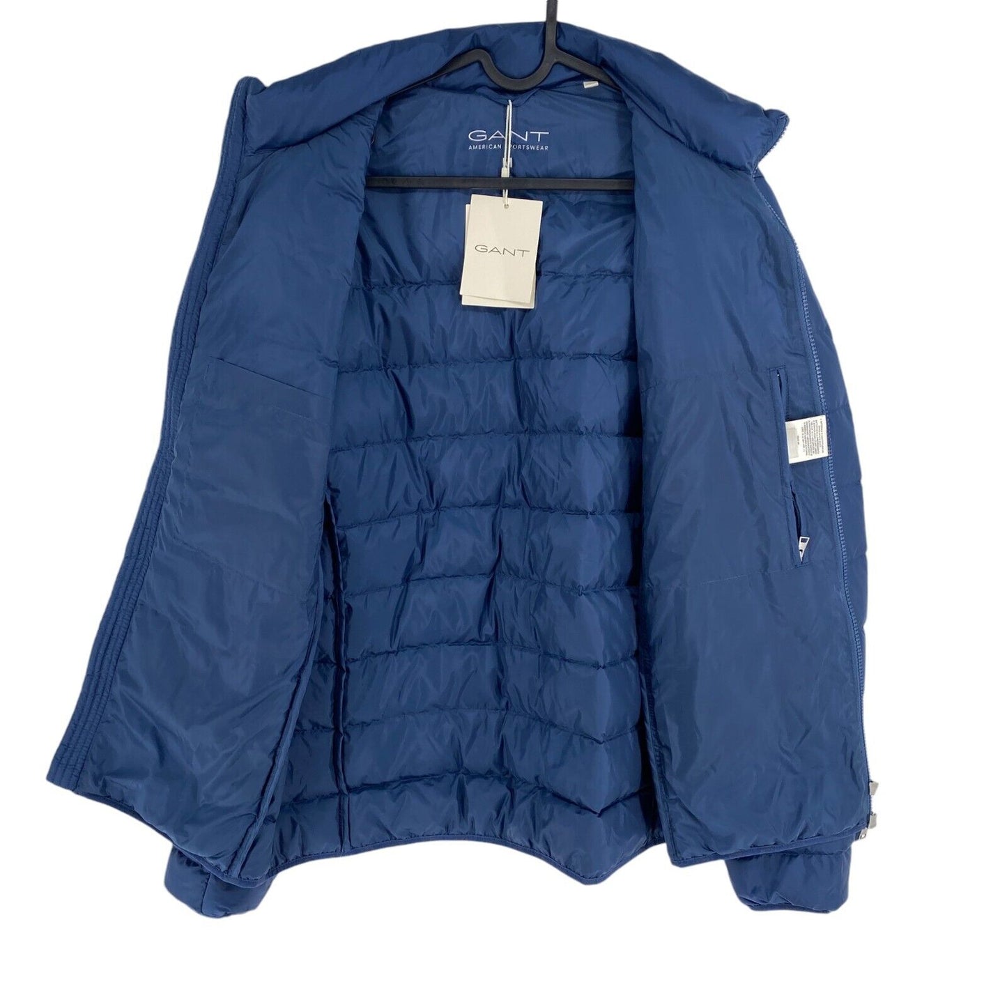 GANT Men Dark Blue Light Down Jacket Coat Size M