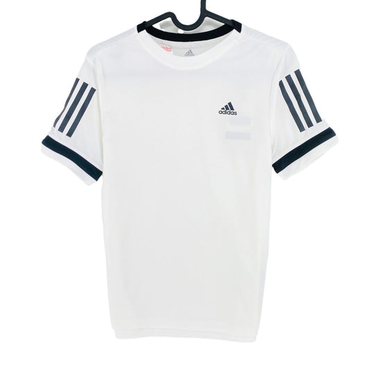 Adidas Climacool Youth Boys White Crew Neck T Shirt Size 11 - 12 Years