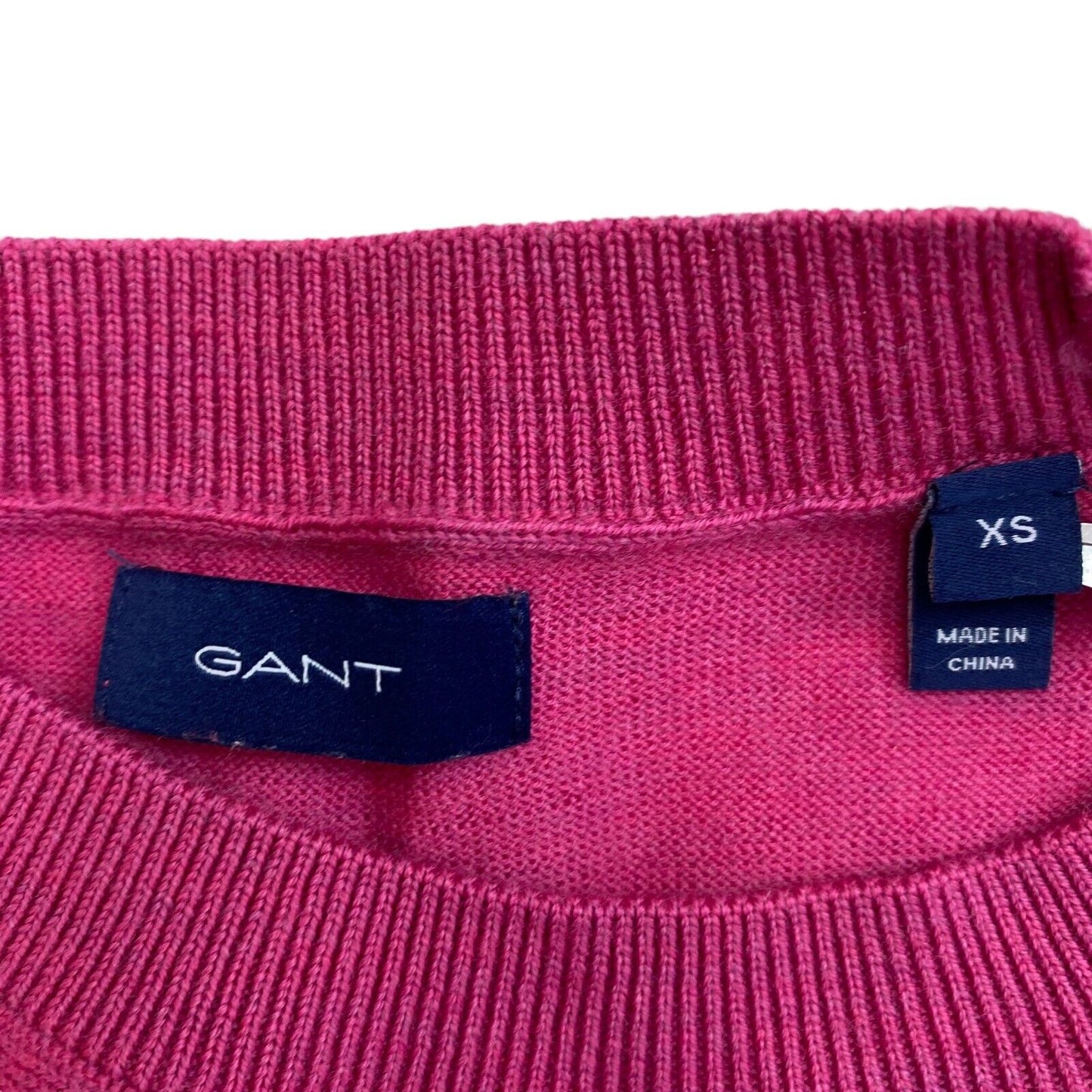 GANT Pink Crew Neck Pullover Sweater Size XS