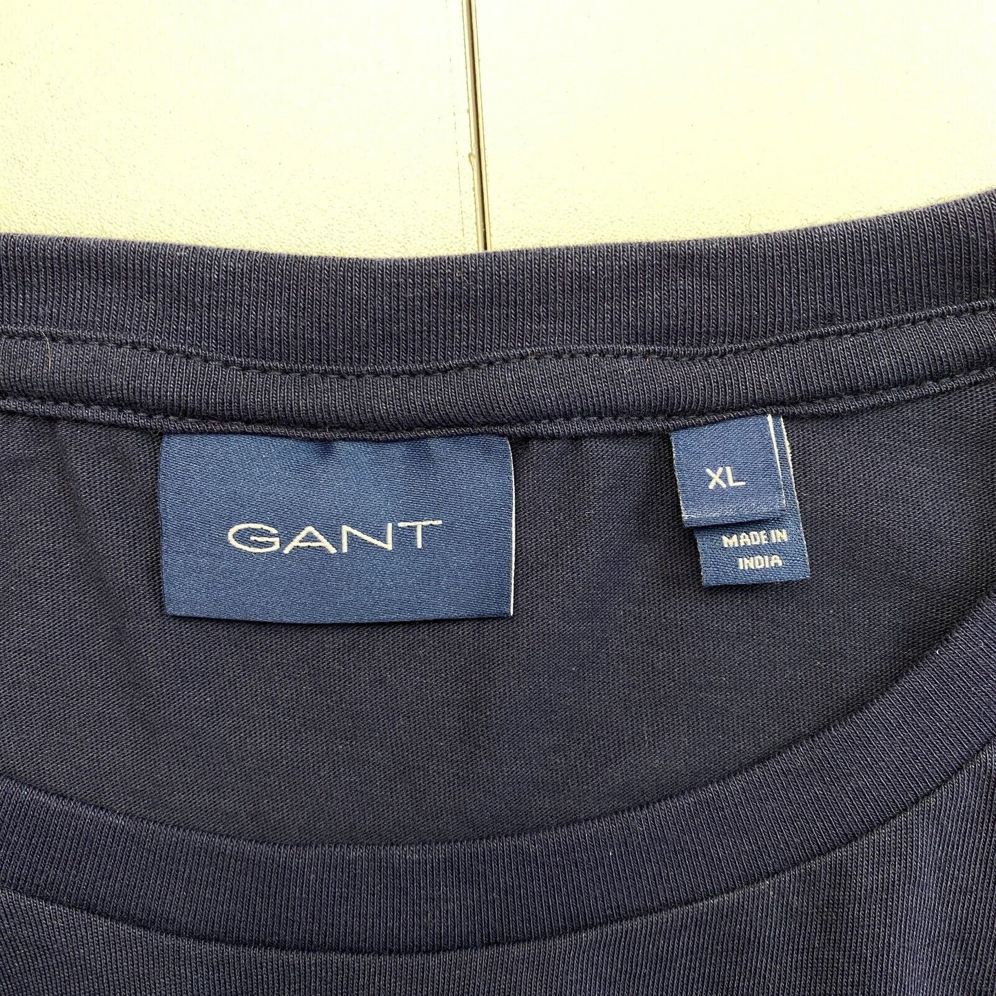 GANT Navy Blue Original Crew Neck Long Sleeves T Shirt Size XL