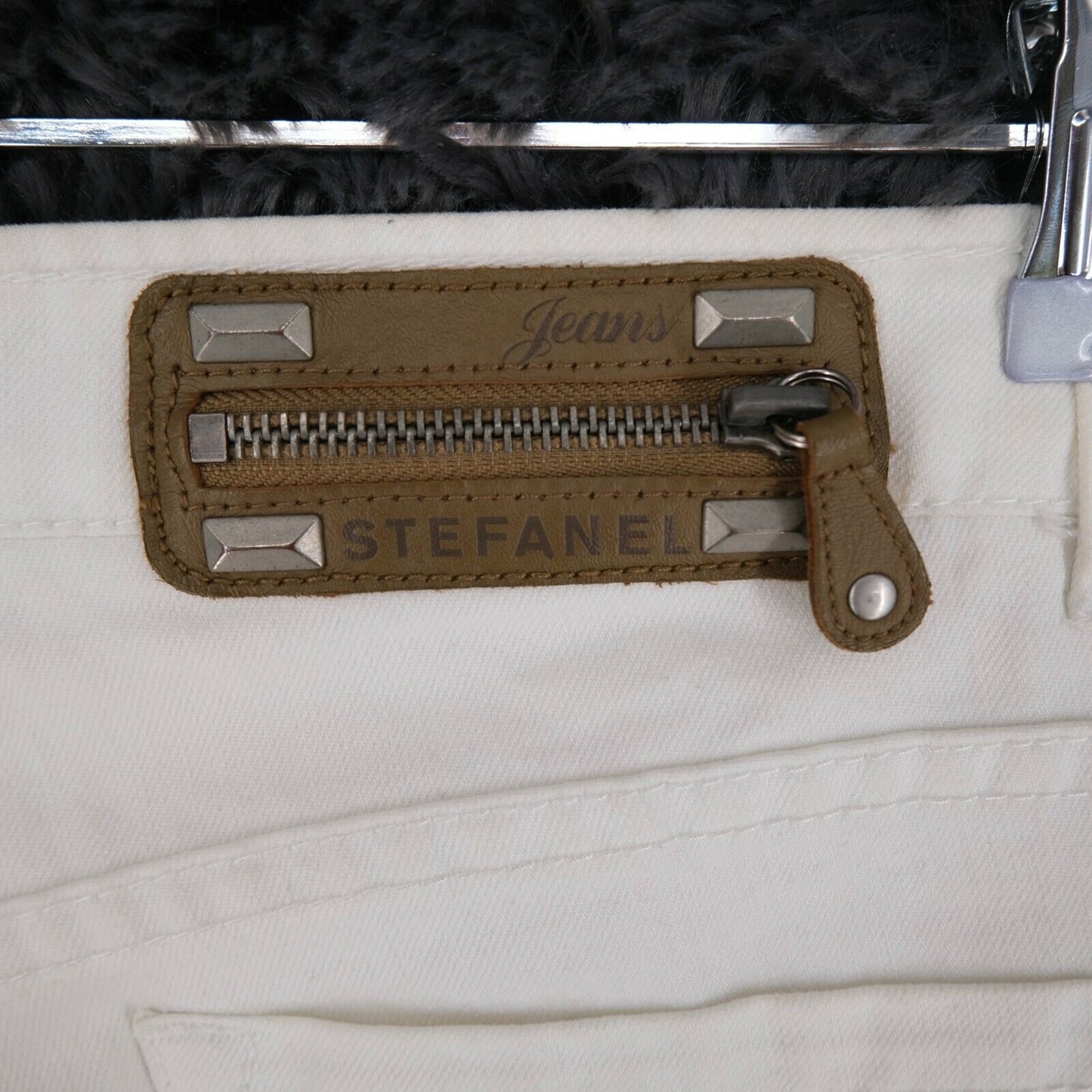 STEFANEL White Jeans Size EU 42 UK 12 US 10