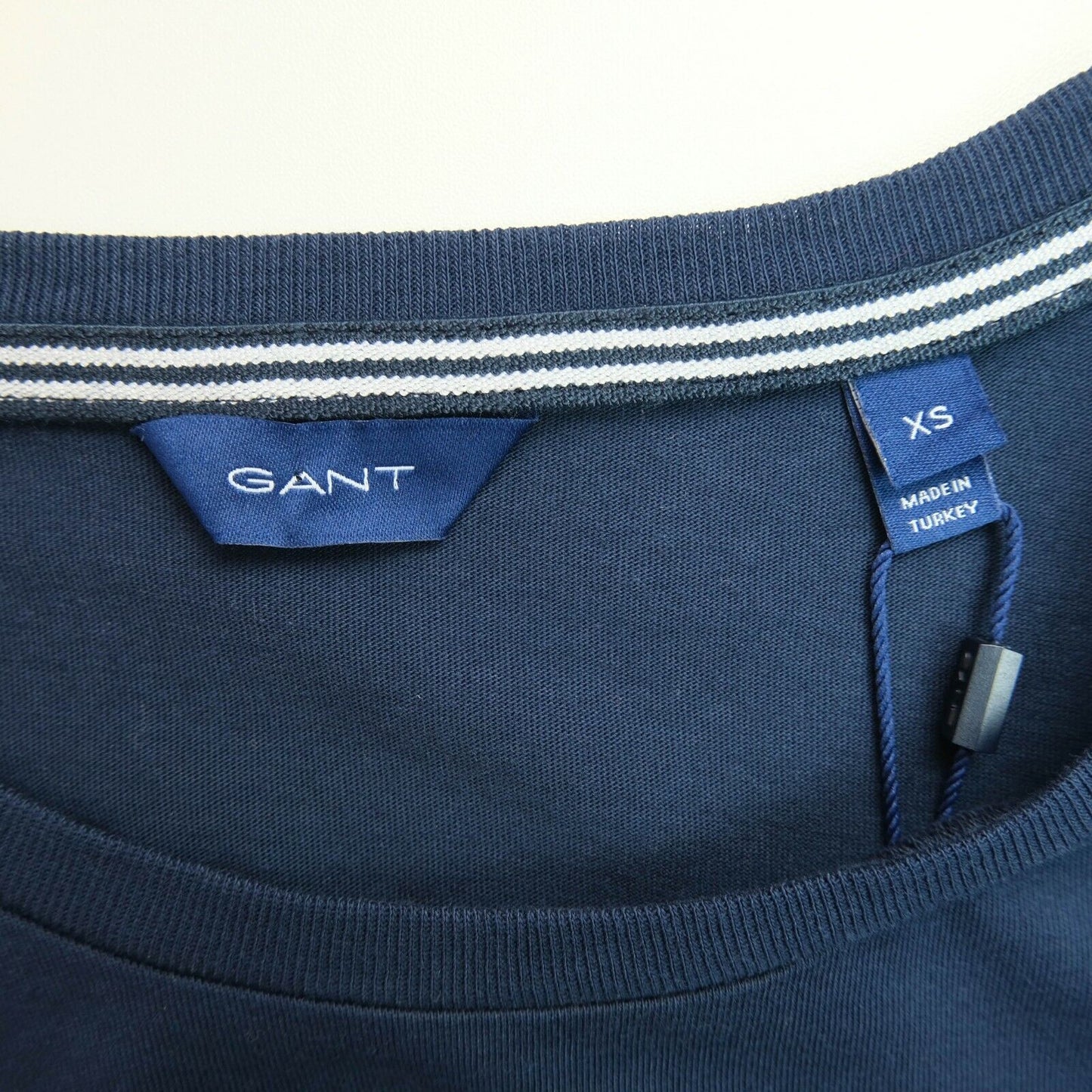 GANT Navy Blue Logo Crew Neck T Shirt Size XS