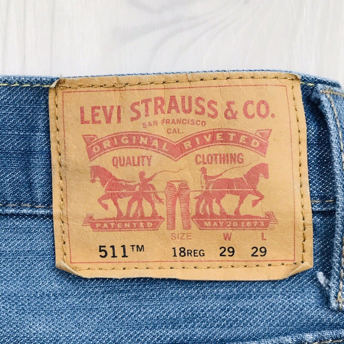 Levi's 511 Women’s Blue Slim Fit Jeans Size 18 Reg / W29 L29