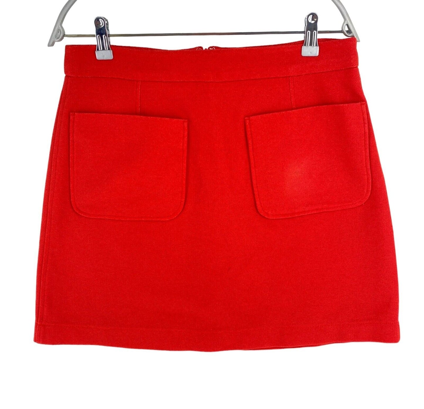 GANT Women Red Tech Prep Jersey Pique Skirt Size EU 40 UK 12 US 10