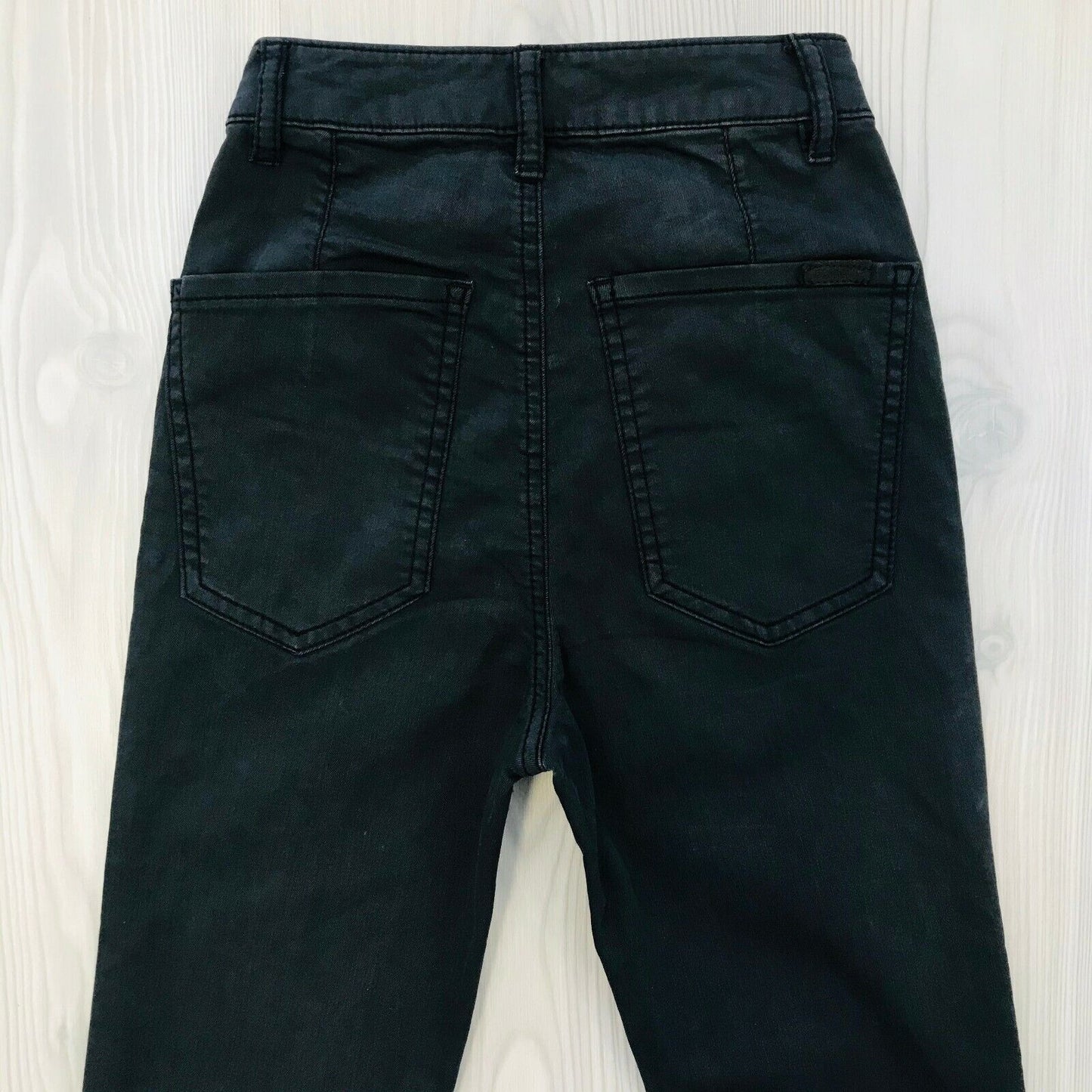 PULL&amp;BEAR Jean Slim Skinny Noir Femme Taille 32 W22