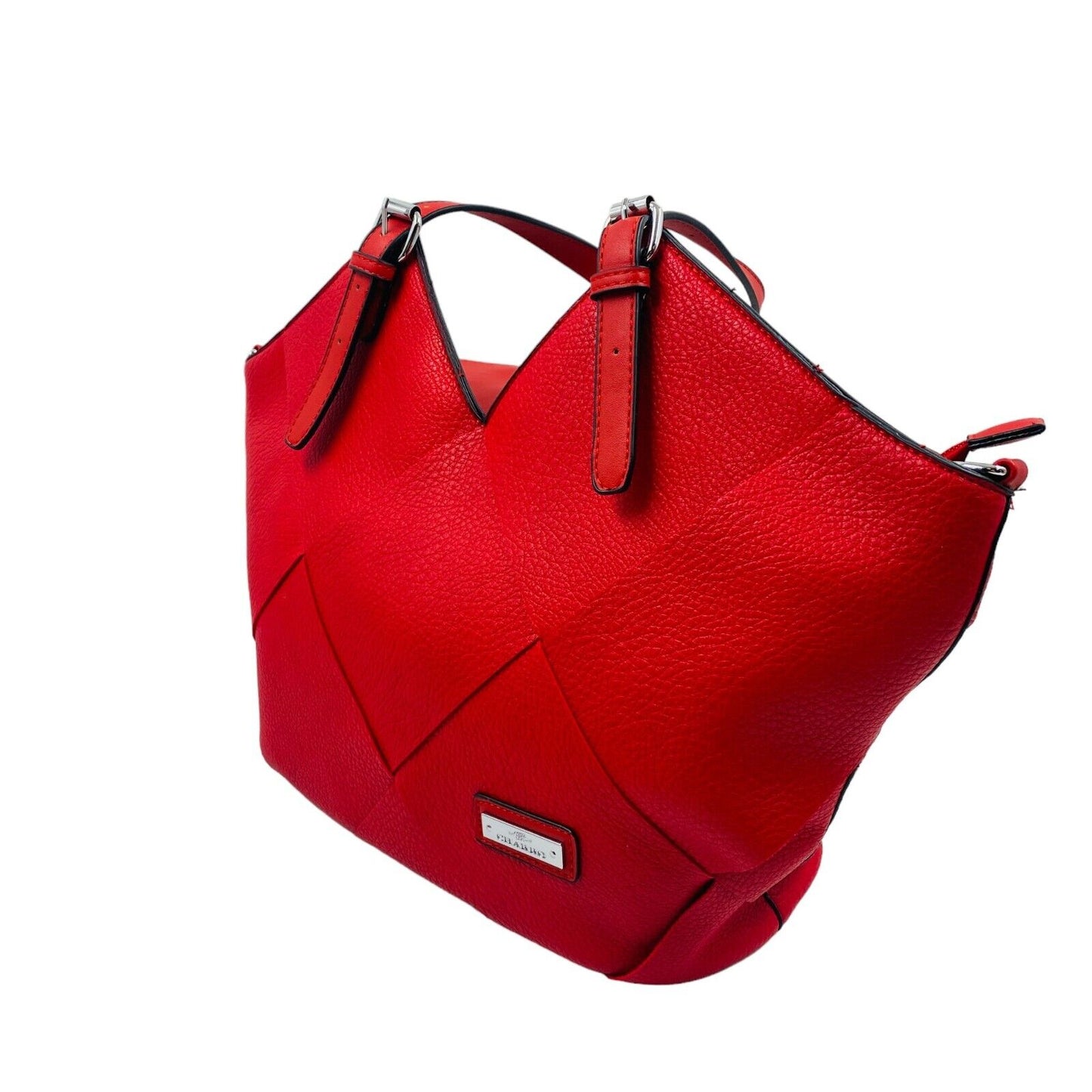 CHARRO Red Eco Leather Shoulder Bag  Handbag