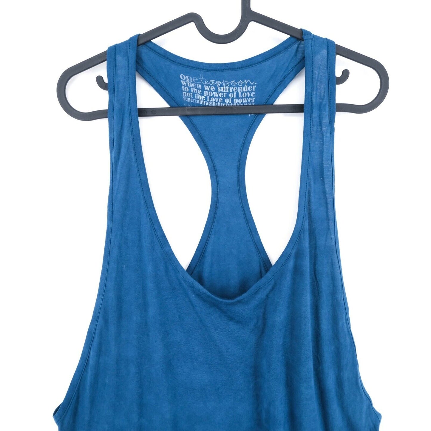 ONE TEASPOON Blue Tank Top Blouse Size AU 8 10 EU 32 34 UK 6 8