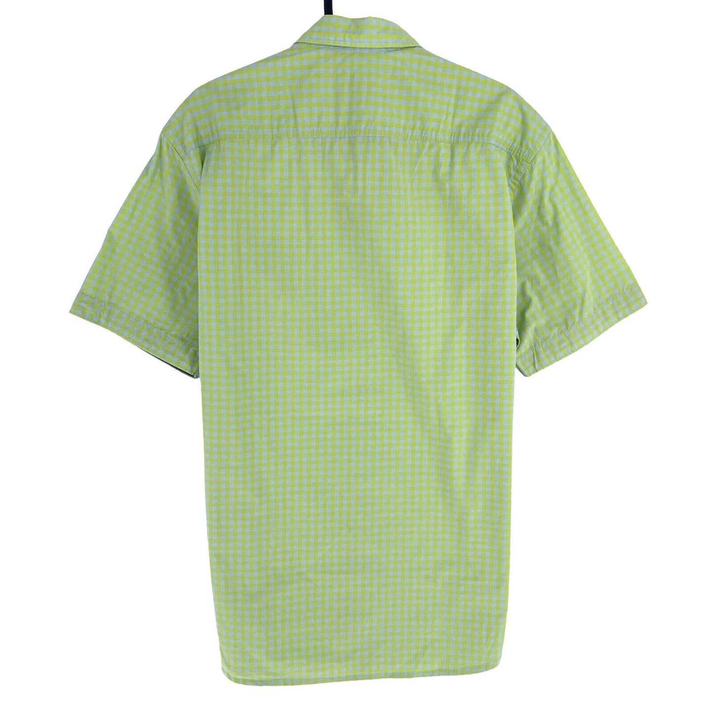 CAMEL ACTIVE Men Green Checked Regular Fit Short Sleeve Shirt Size M