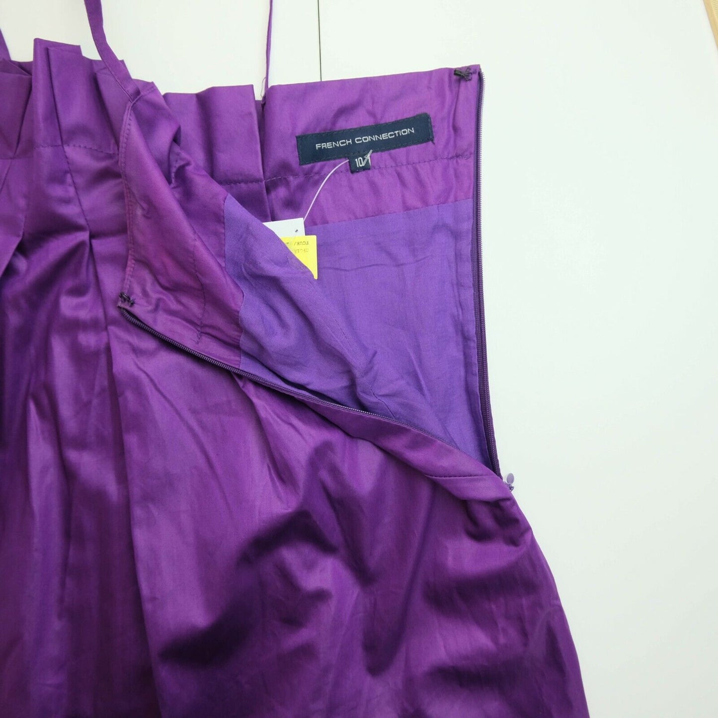 FRENCH CONNECTION Purple Sleeveless Dress Size 10 - S