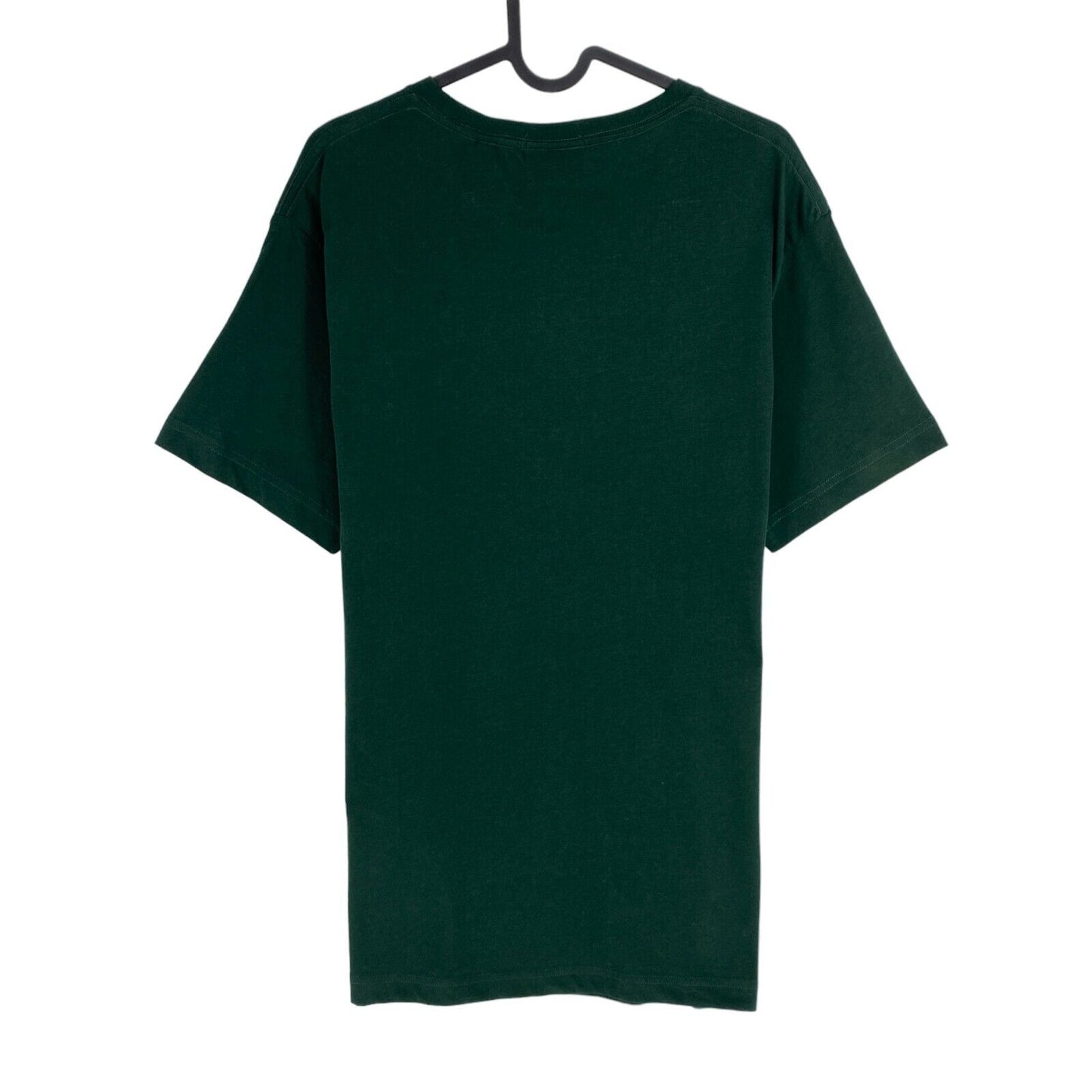 GANT Men Dark Green Slim Fit Shield Crew Neck Short Sleeves T Shirt Size L