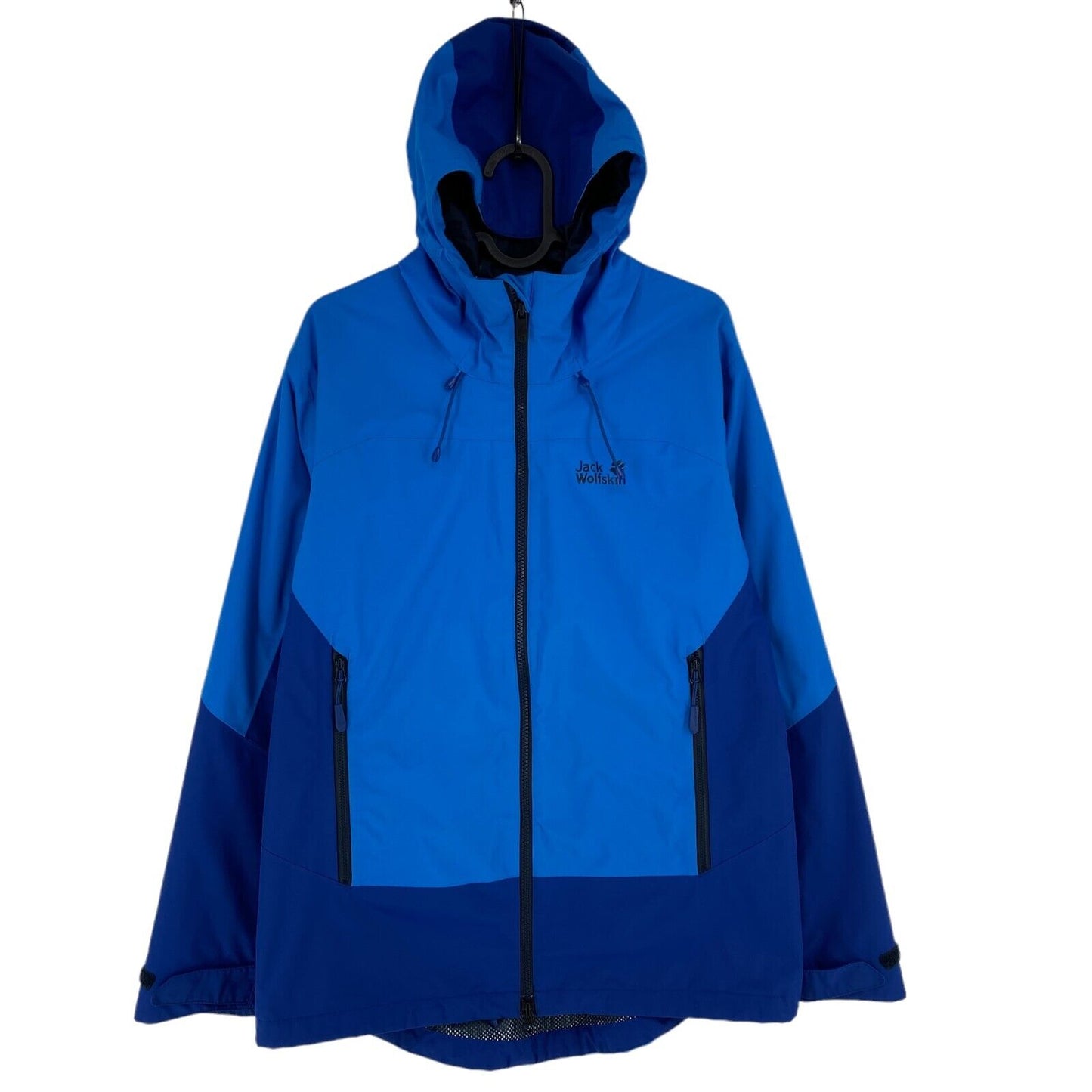 Jack Wolfskin Blue Hooded Parka Jacket Coat Size S