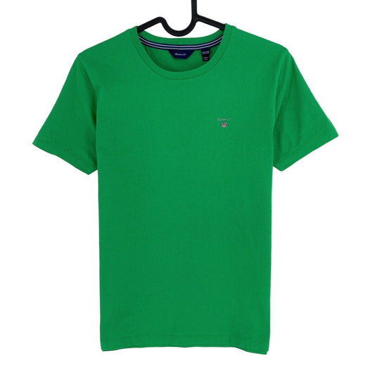 GANT T-shirt à col rond original vert pour garçon Taille 11-12 ans 146/152 cm