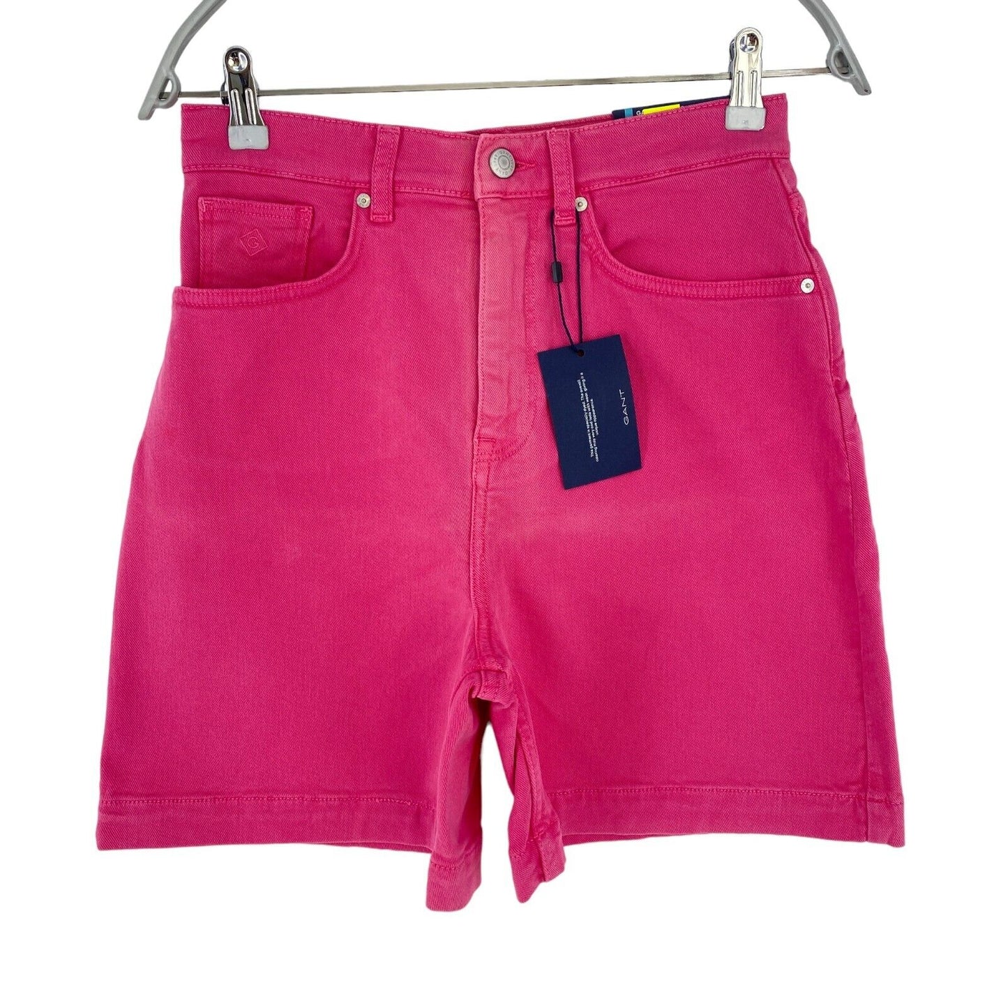 GANT Femmes Rose Regular Fit Denim Shorts Taille W27