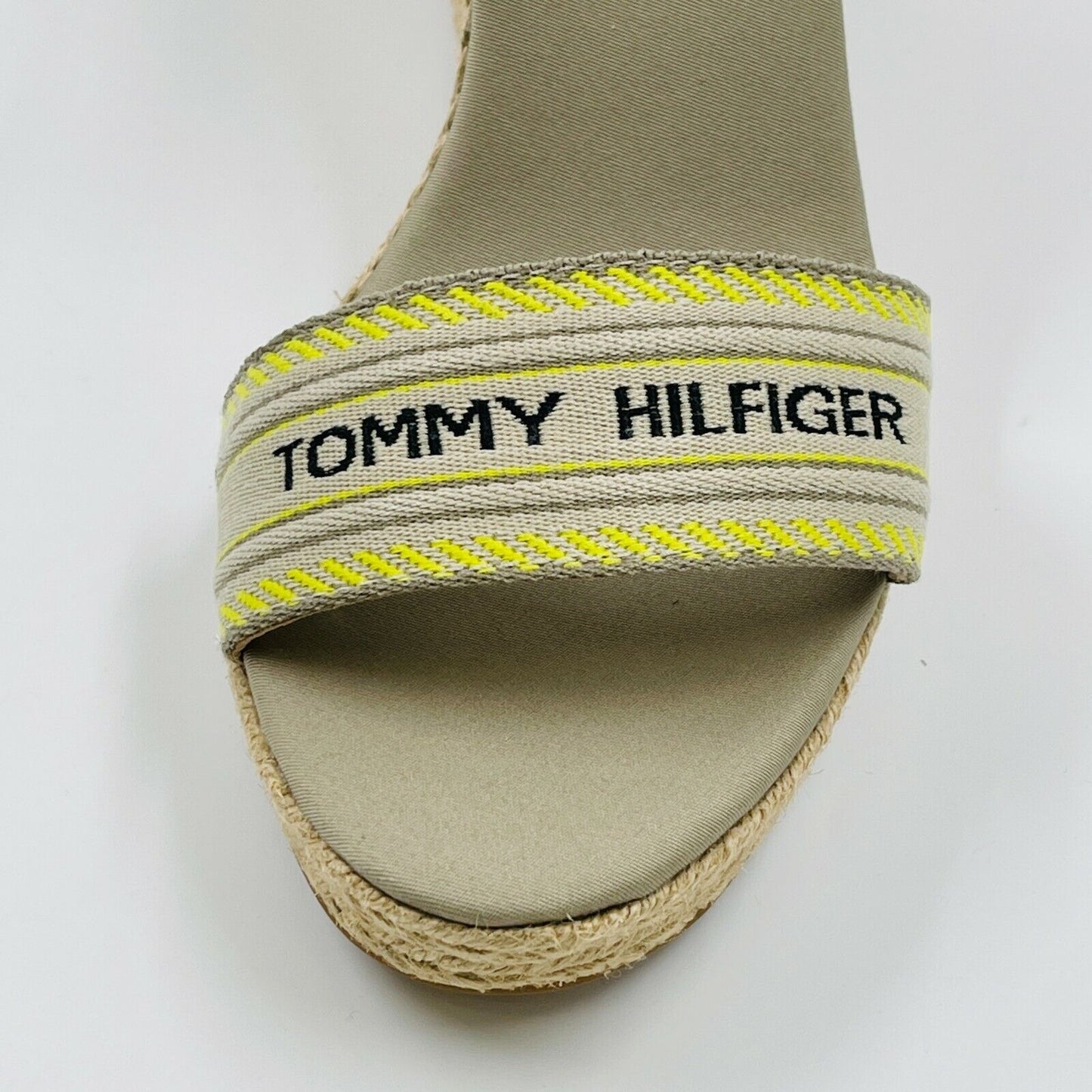 Tommy Hilfiger High Wedge Espadrille Sandal Heels Size EUR 42 UK 7.5 US 10