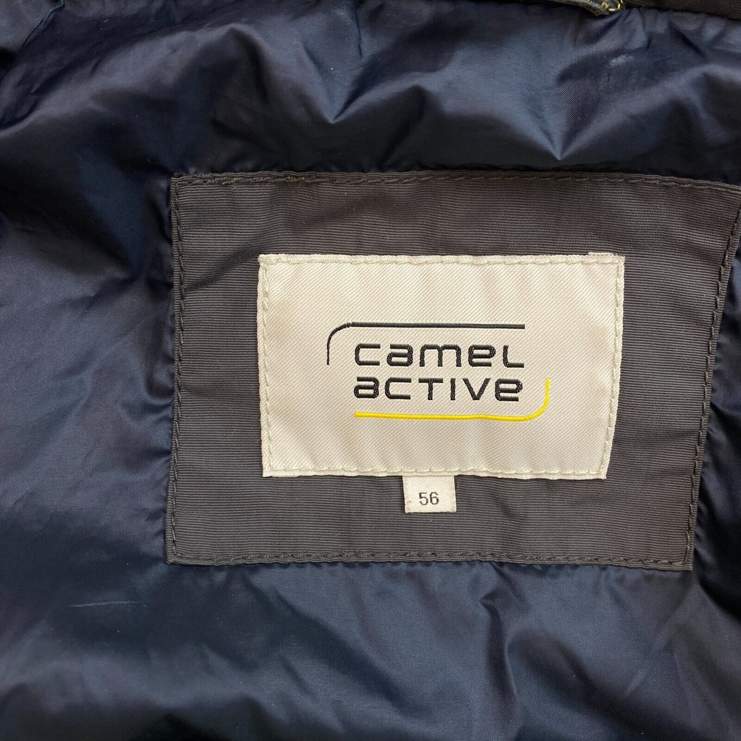 CAMEL ACTIVE Grey Hooded Puffer Jacket Coat Size EU 56 UK/US 46