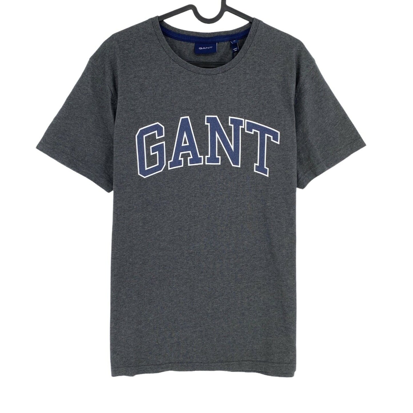 GANT Dark Grey Arch Outline Crew Neck T Shirt Size M