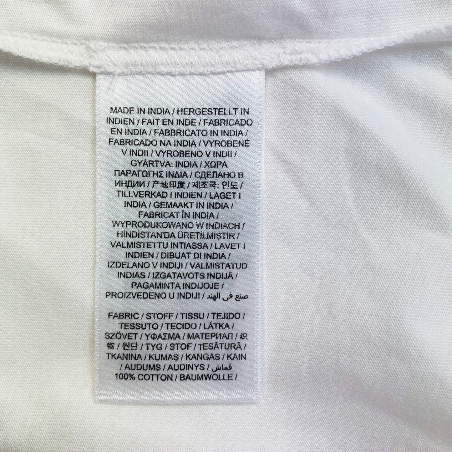 GANT T-shirt à col rond original blanc taille S