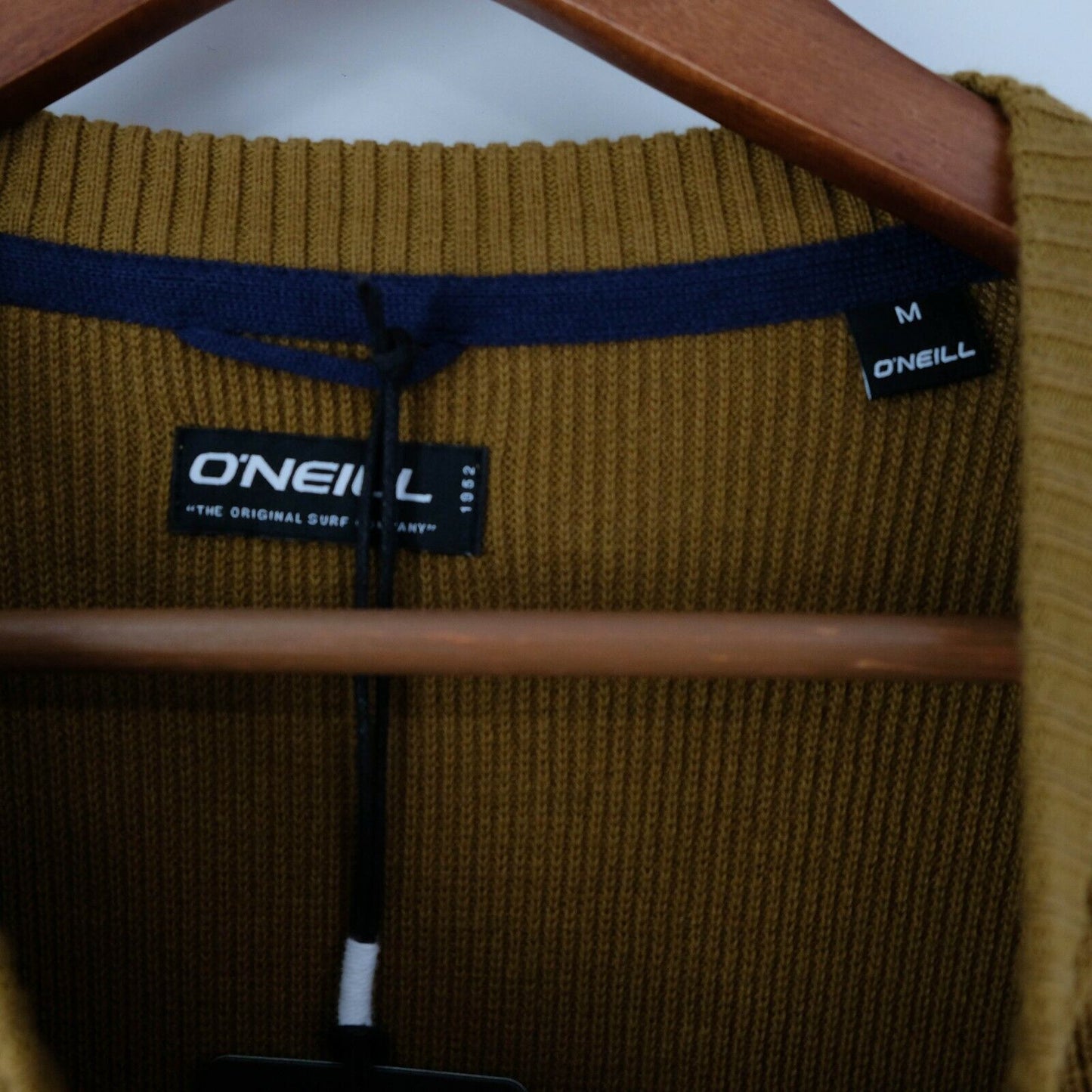 O'NEILL LM CREW KNIT LS Glaced Ginger Brown Crew Neck Sweater Jumper Size M