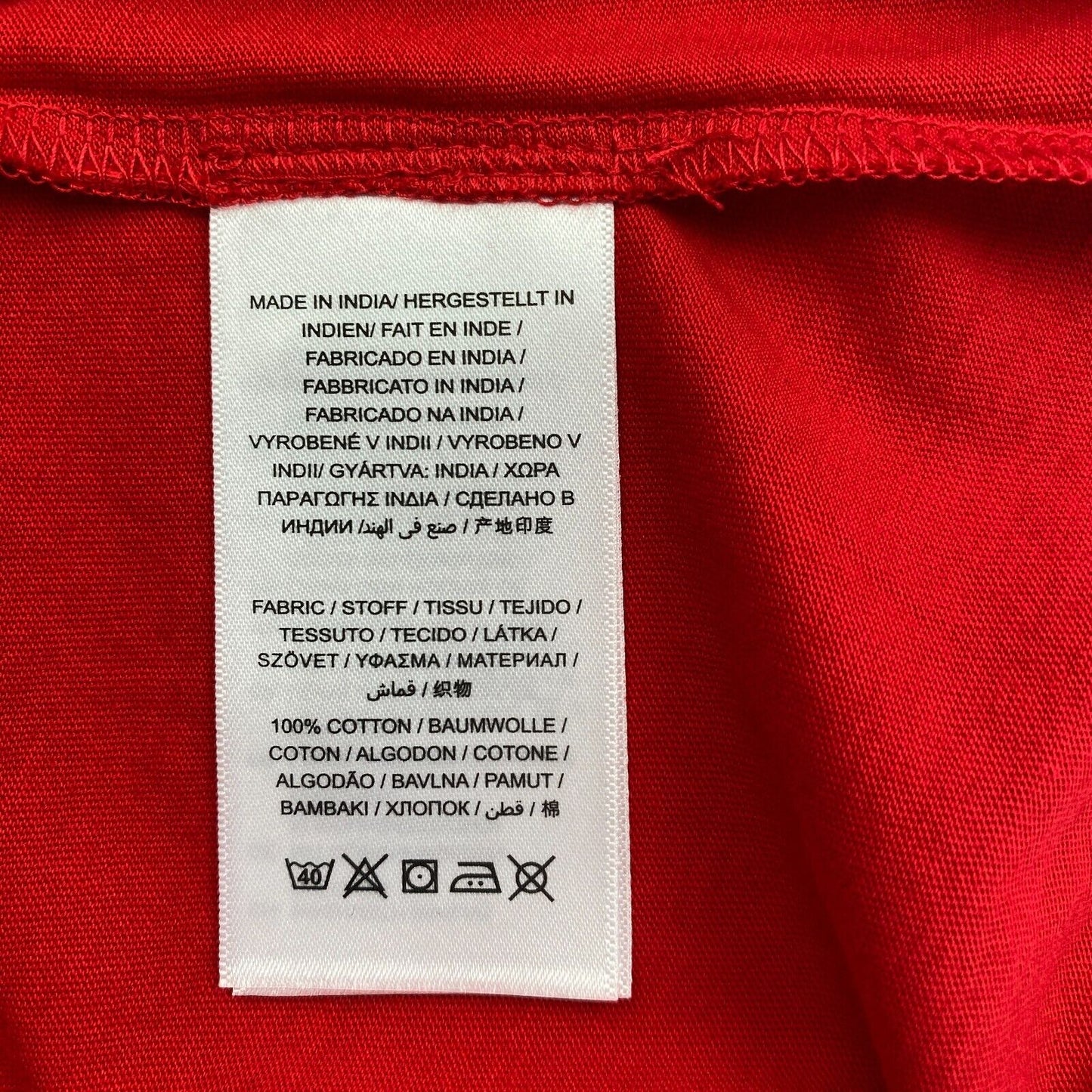 GANT T-shirt à col rond original rouge taille M