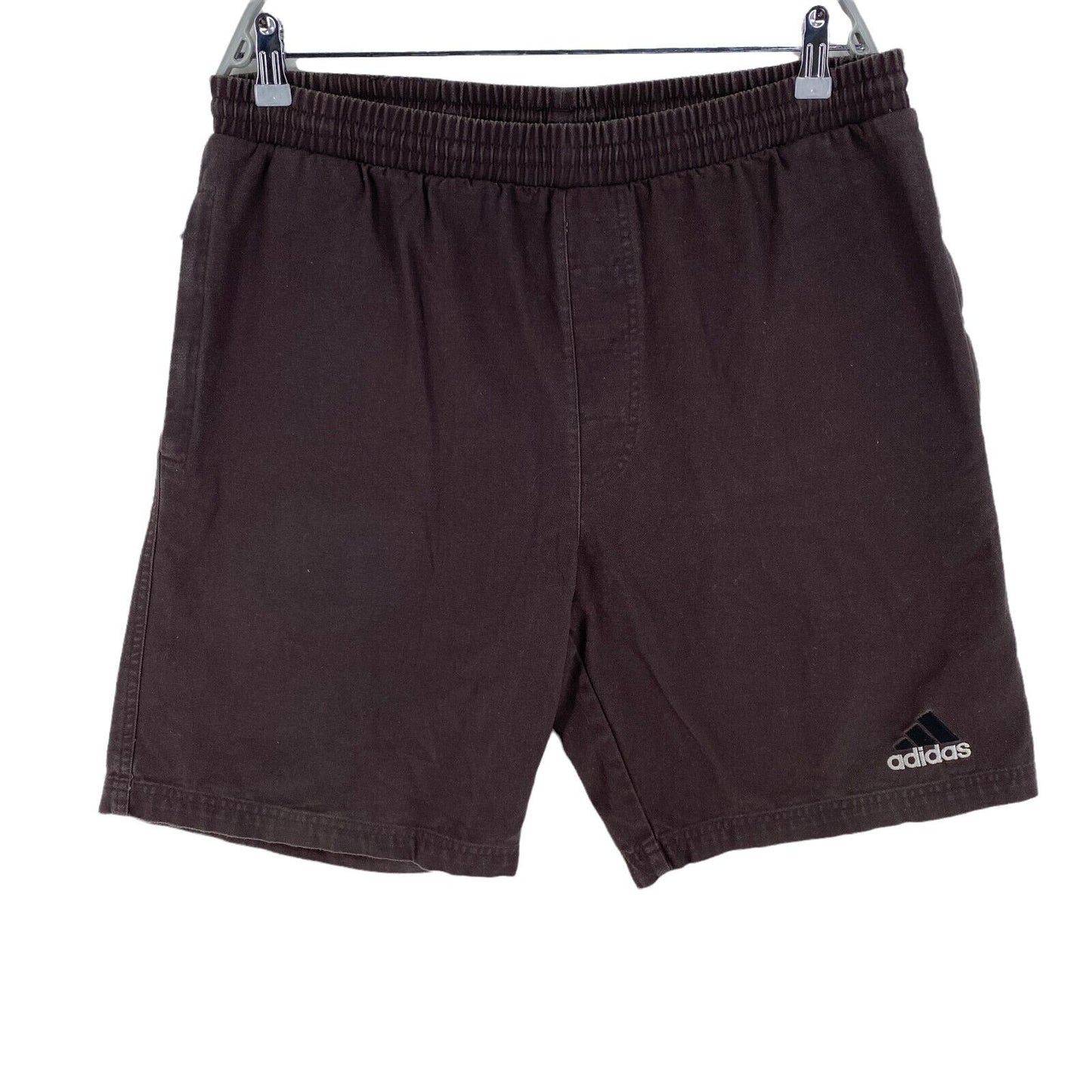 adidas Brown 100% Coton Activewear Shorts Taille EU 44 UK/US 34 W32