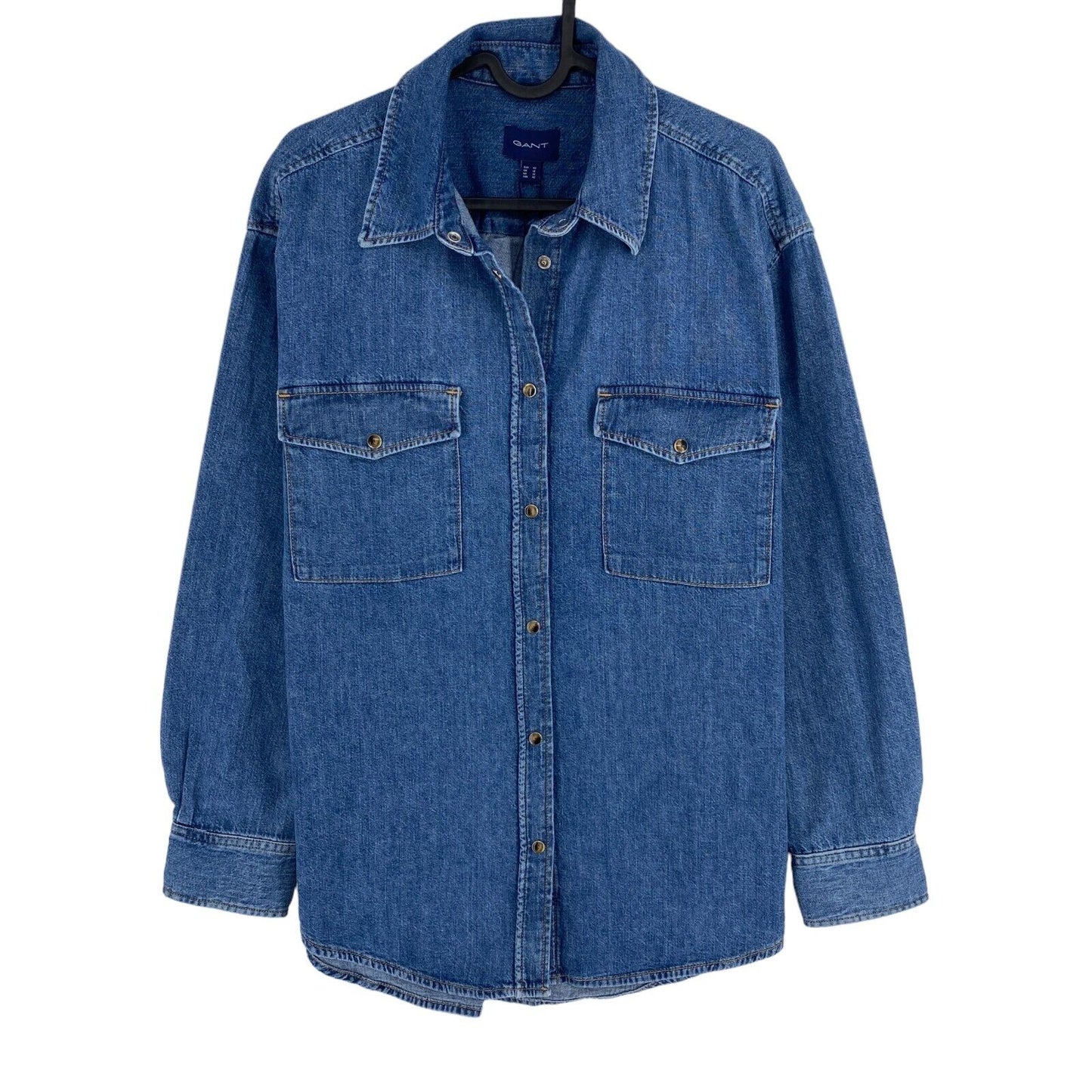 GANT Chemise en denim décontractée bleu foncé Taille EU 40 UK 12 US 10