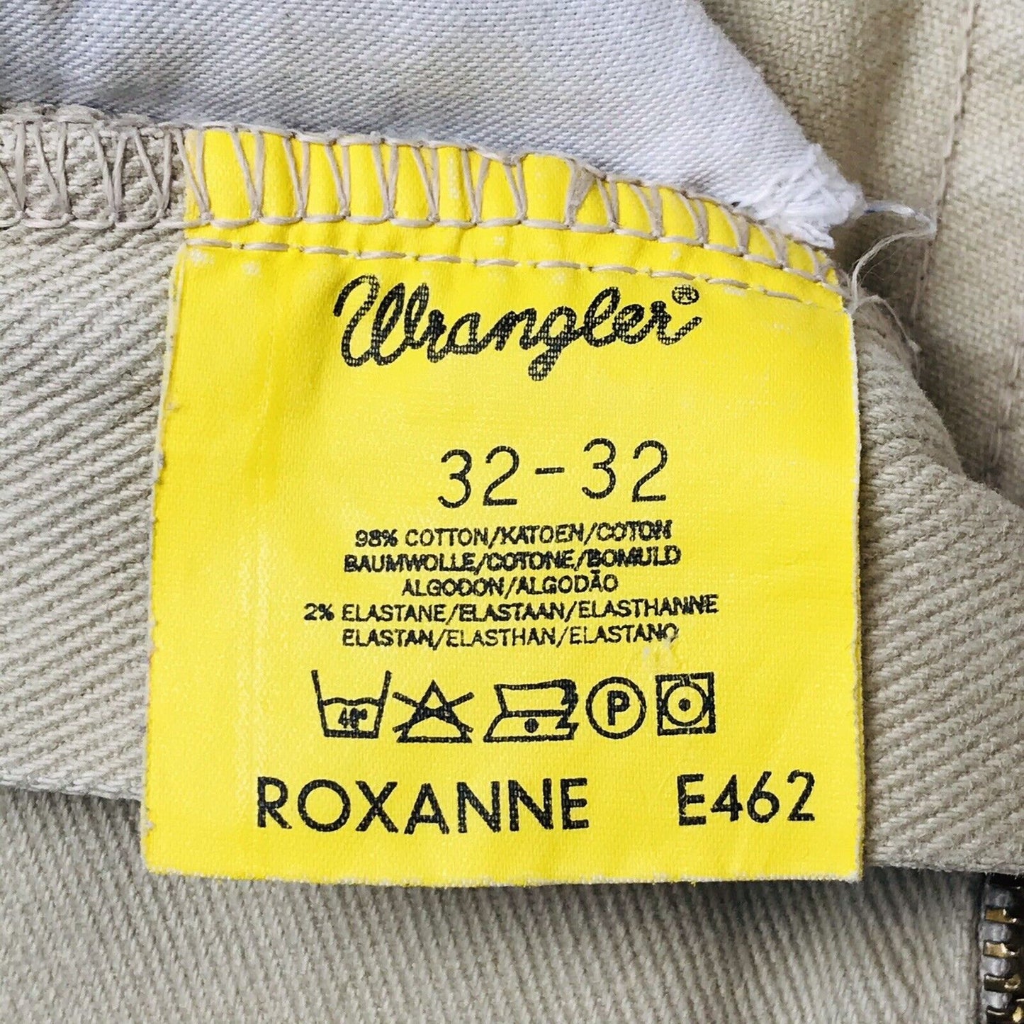 Wrangler ROXANNE Women Beige Stretch Slim Fit Jeans W32 L32