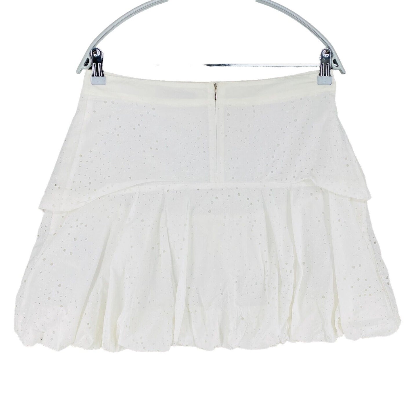 PENNY BLACK Jupe évasée blanche 100% coton Taille EU 38 UK 10 US 6