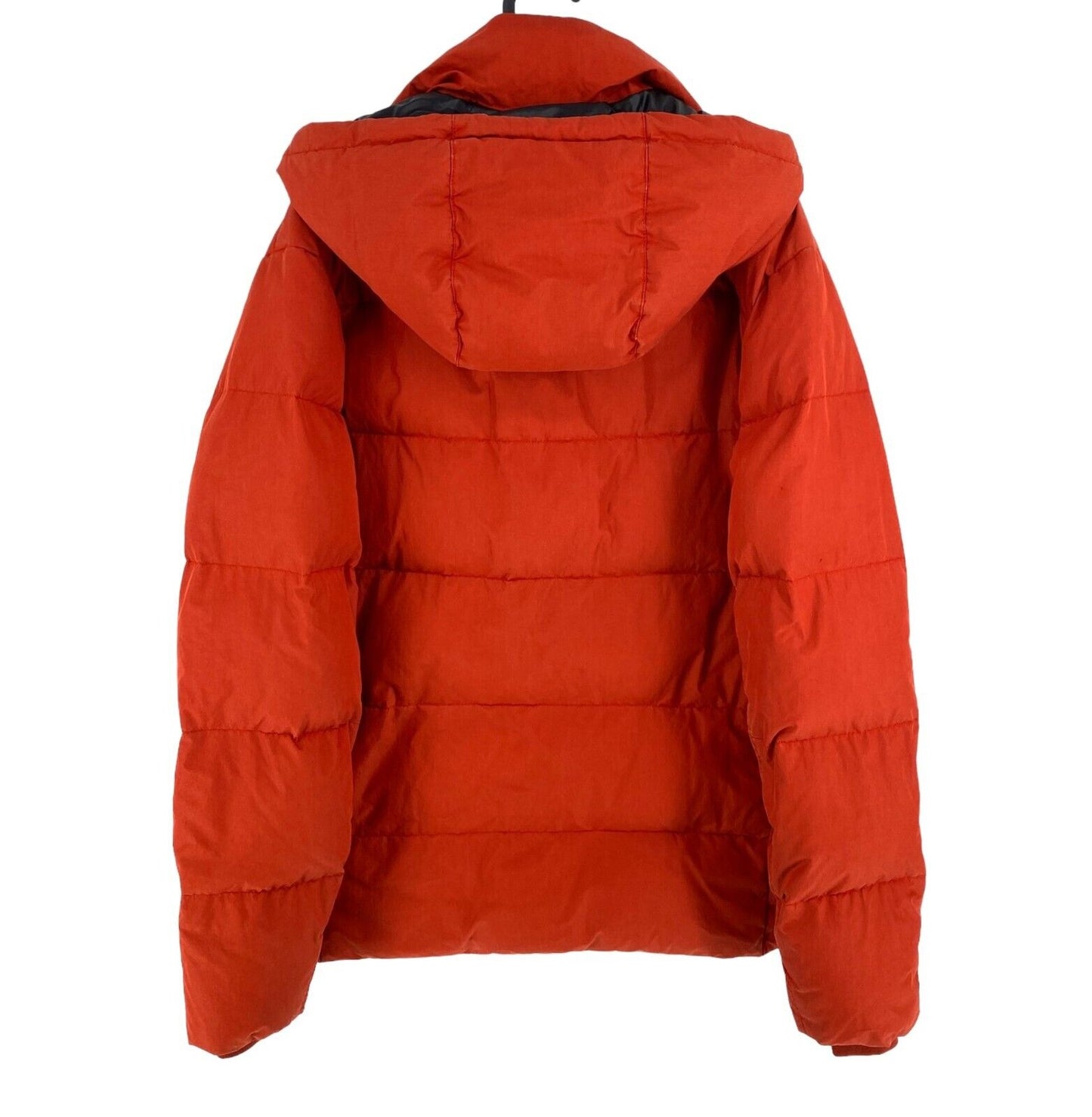 GANT Dark Orange The Alta Down Hooded Puffer Jacket Coat Size M