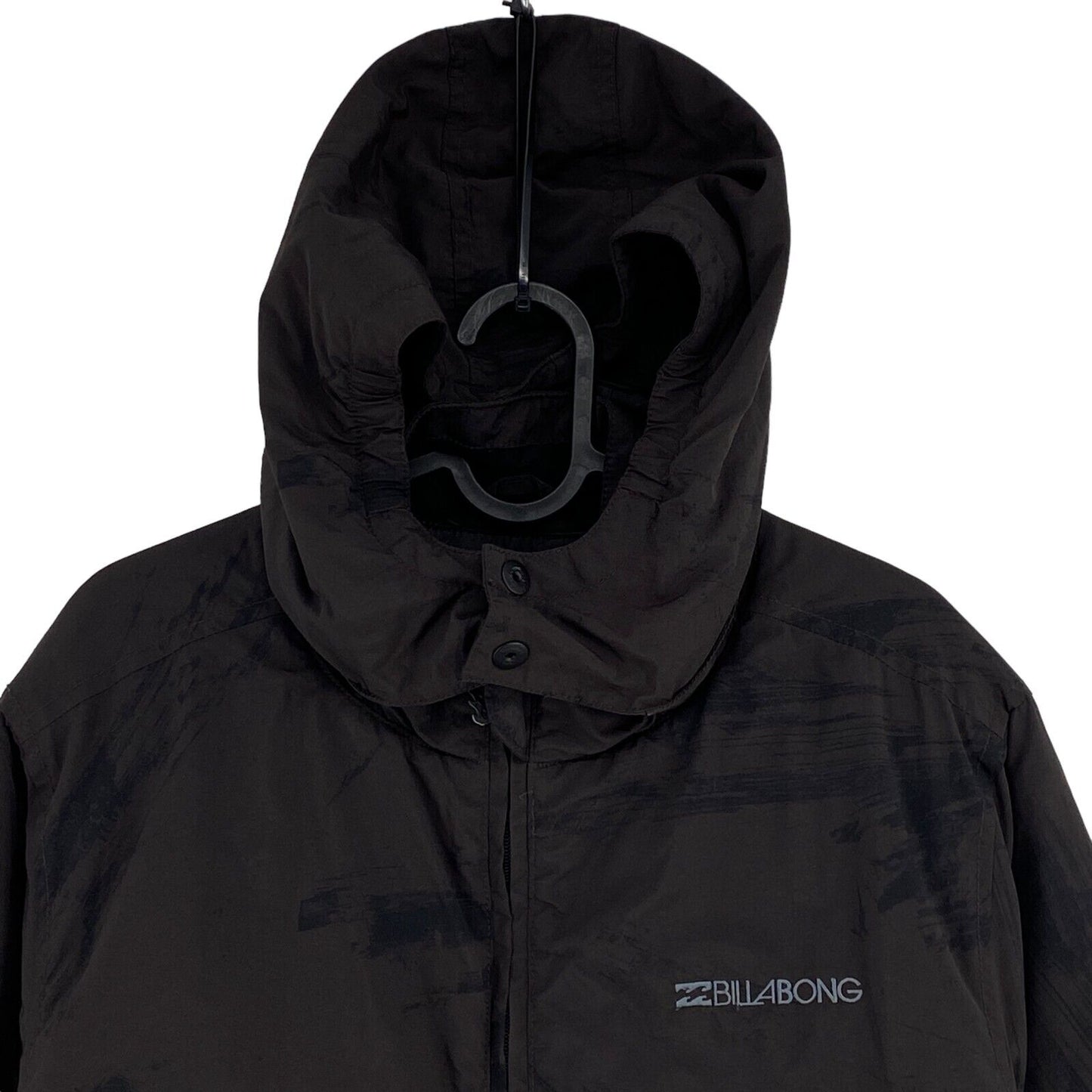 BILLABONG Dunkelbraune Kapuzenjacke Mantel Größe 16 Jahre 169-174 cm