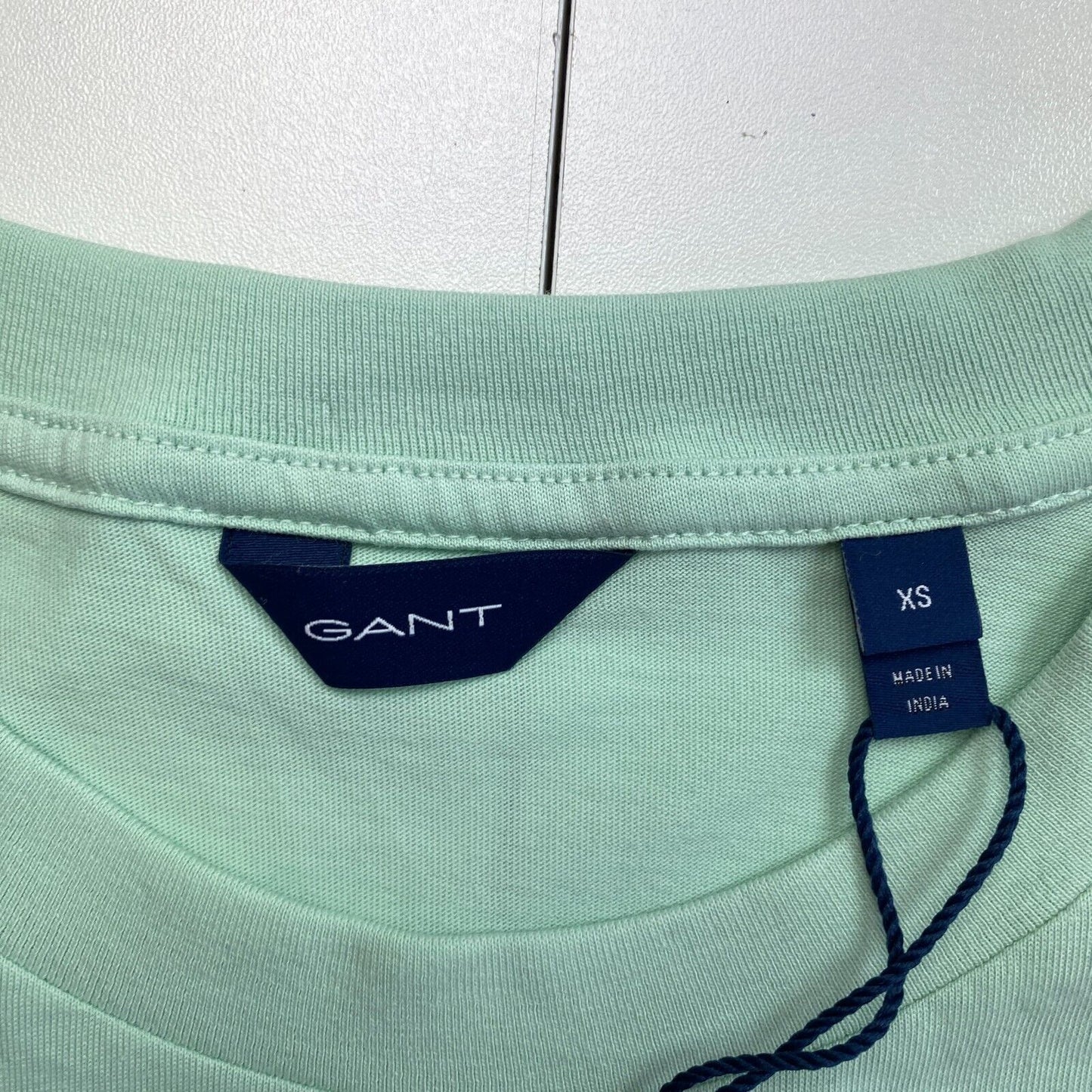 GANT Women Green Reg Tonal Shield Crew Neck Short Sleeves T Shirt Size XS