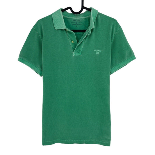 GANT Green Sun Bleached Pique Ruger Polo Taille S