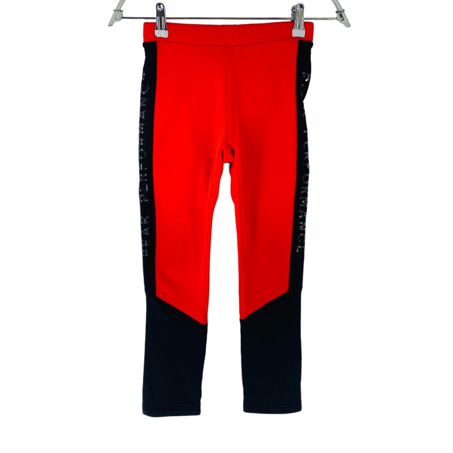 Peak Performance Boys Red JR Rider Pants Sweatpants Trousers Size 130 cm