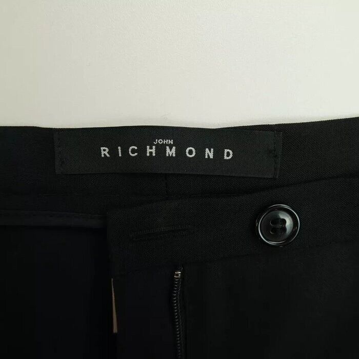 John RICHMOND Black Skinny Pants Trousers Size IT 42 EUR 38 UK 10 US 8