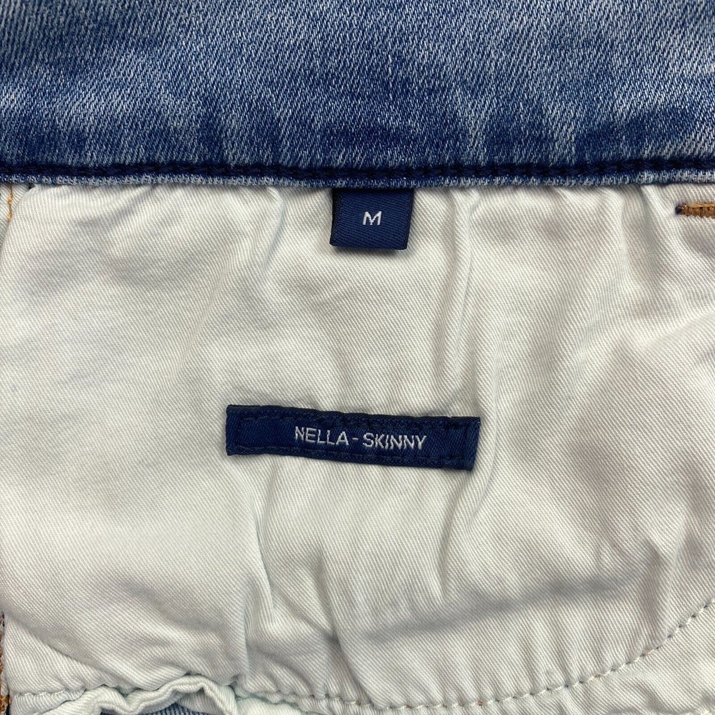 GANT NELLA Damen Hellblaue Röhrenjeans Größe M